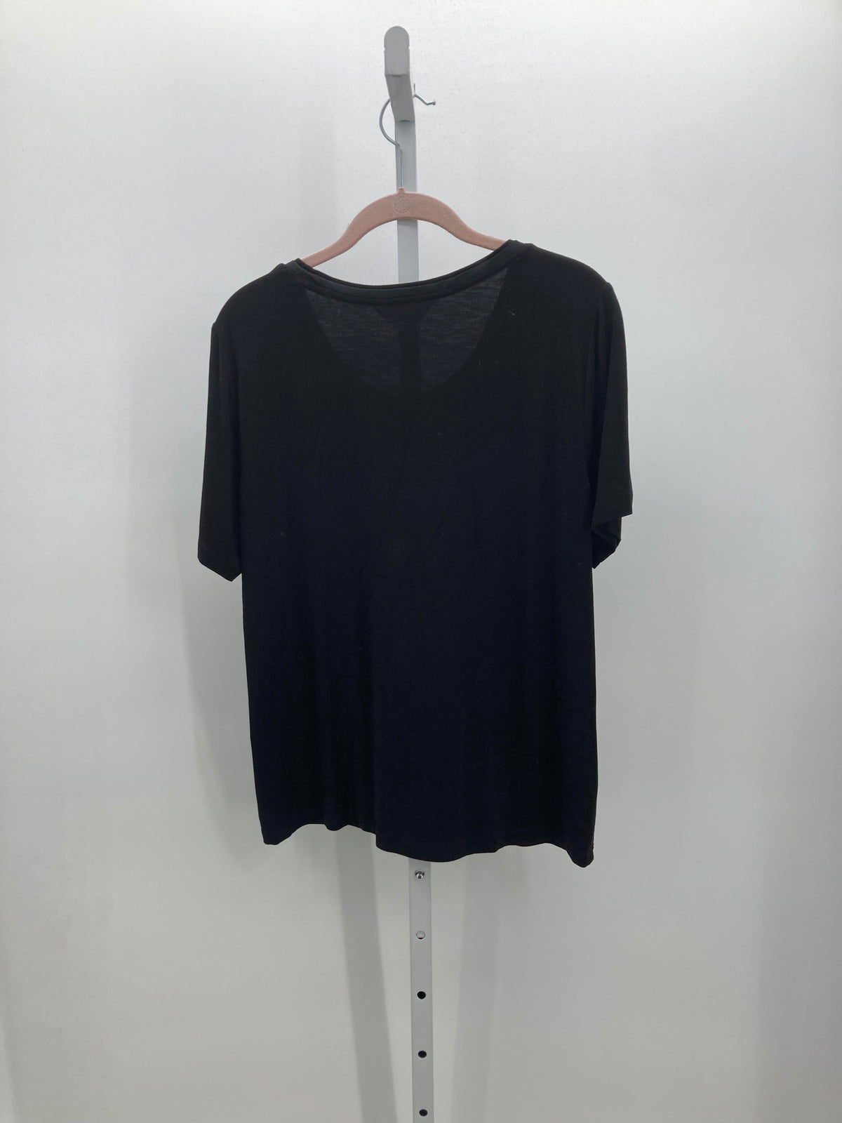 Christopher & Banks Size Large Misses Short Sleeve Shirt