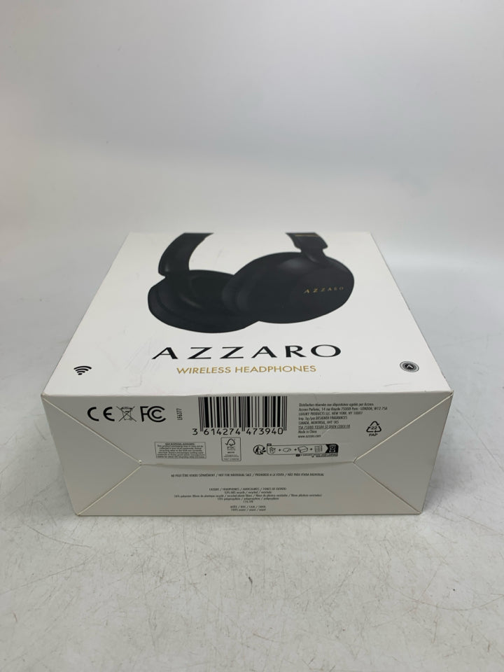 NIB AZZARO WIRELESS HEADPHONES.