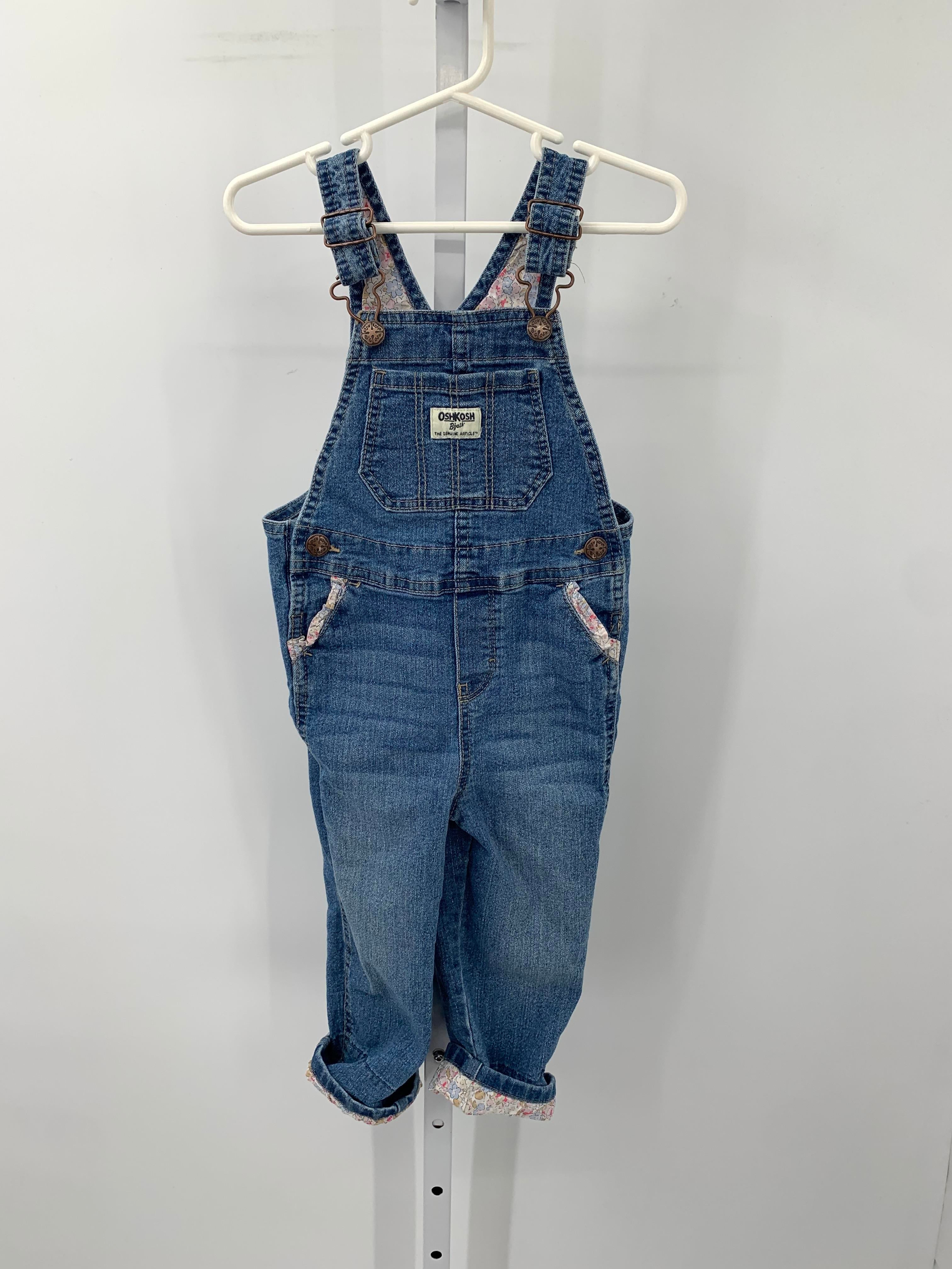 Osh Kosh Size 3T Girls Overalls