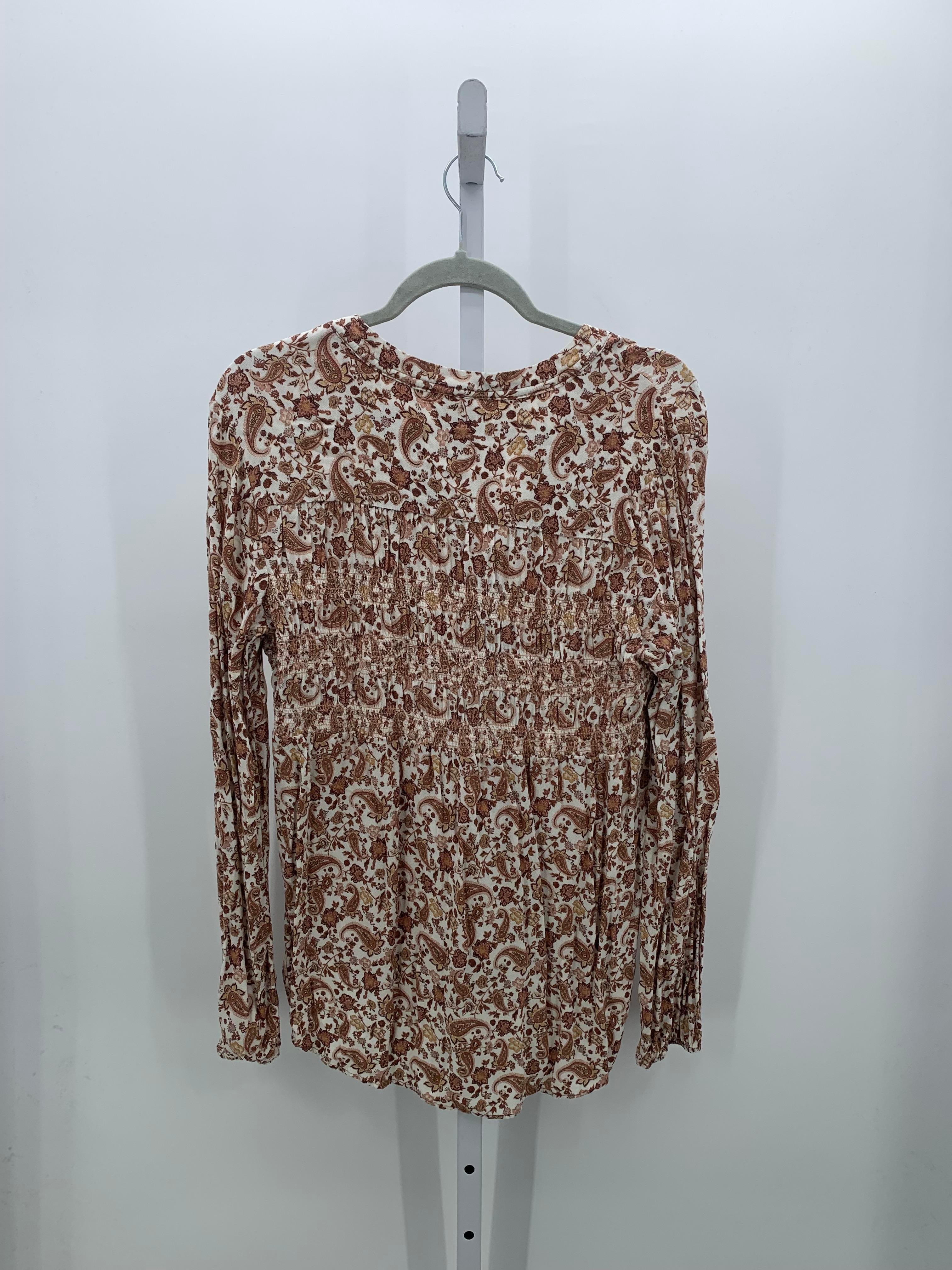 Knox Rose Size Medium Misses Long Sleeve Shirt