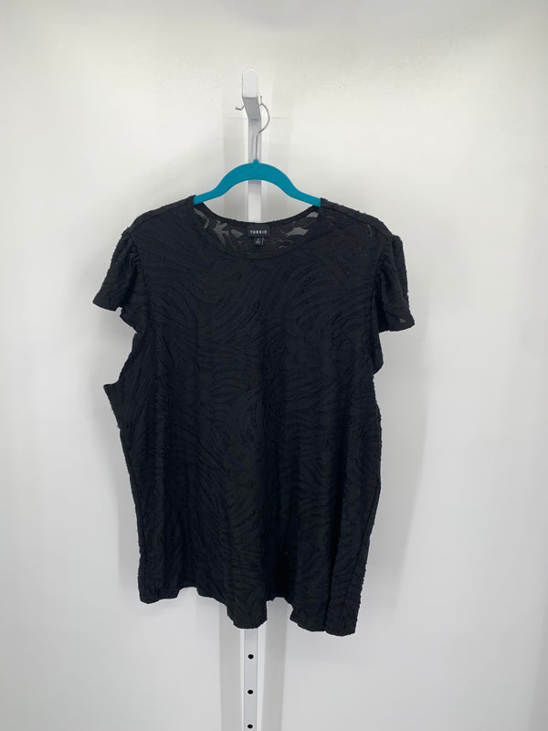 Torrid Size 2X Womens Short Sleeve Shirt