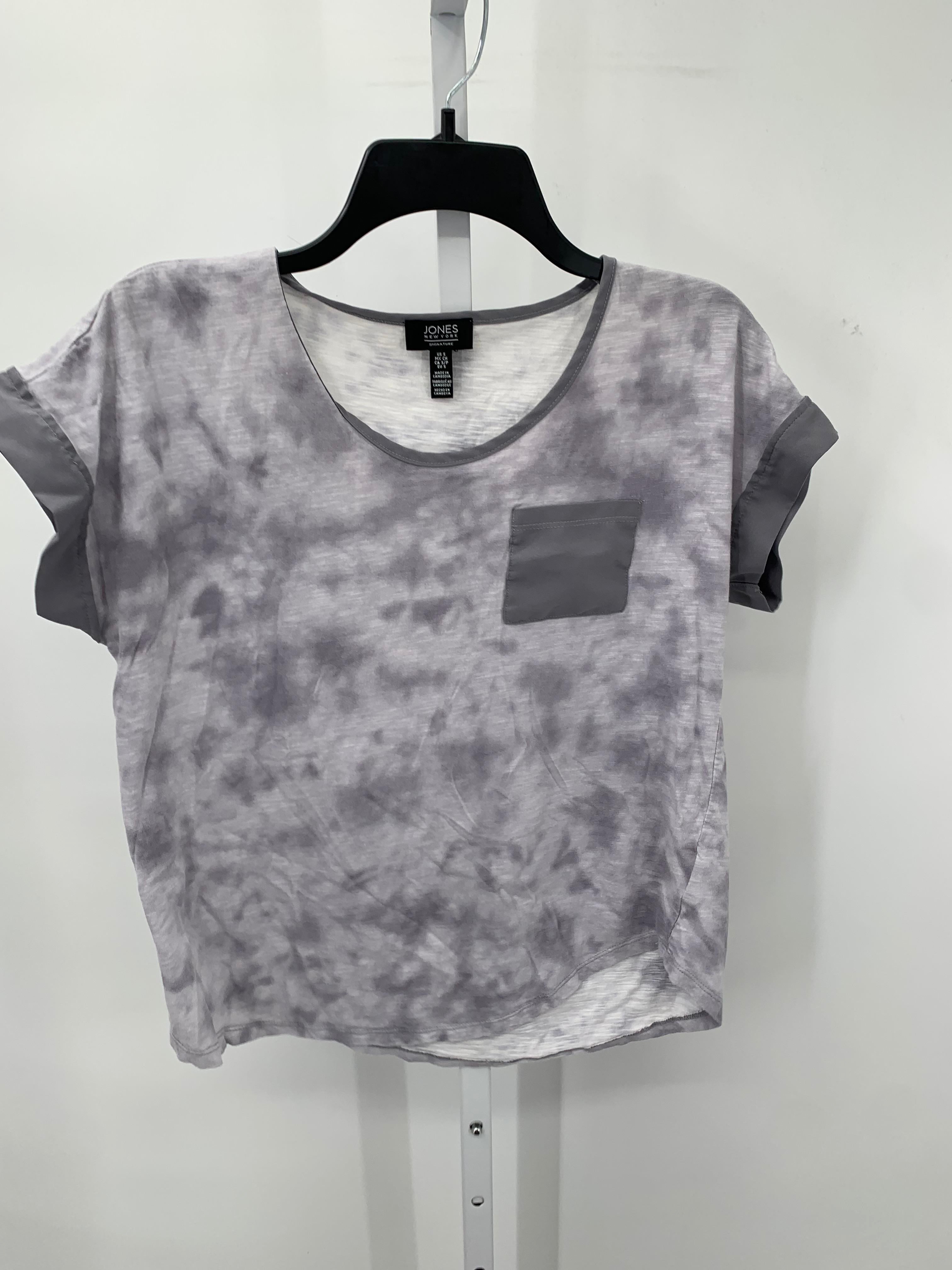 Jones New York Size Small Misses Short Sleeve Shirt