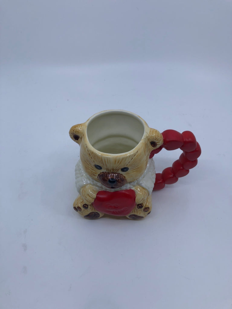 BE MINE TEDDY BEAR MUG.