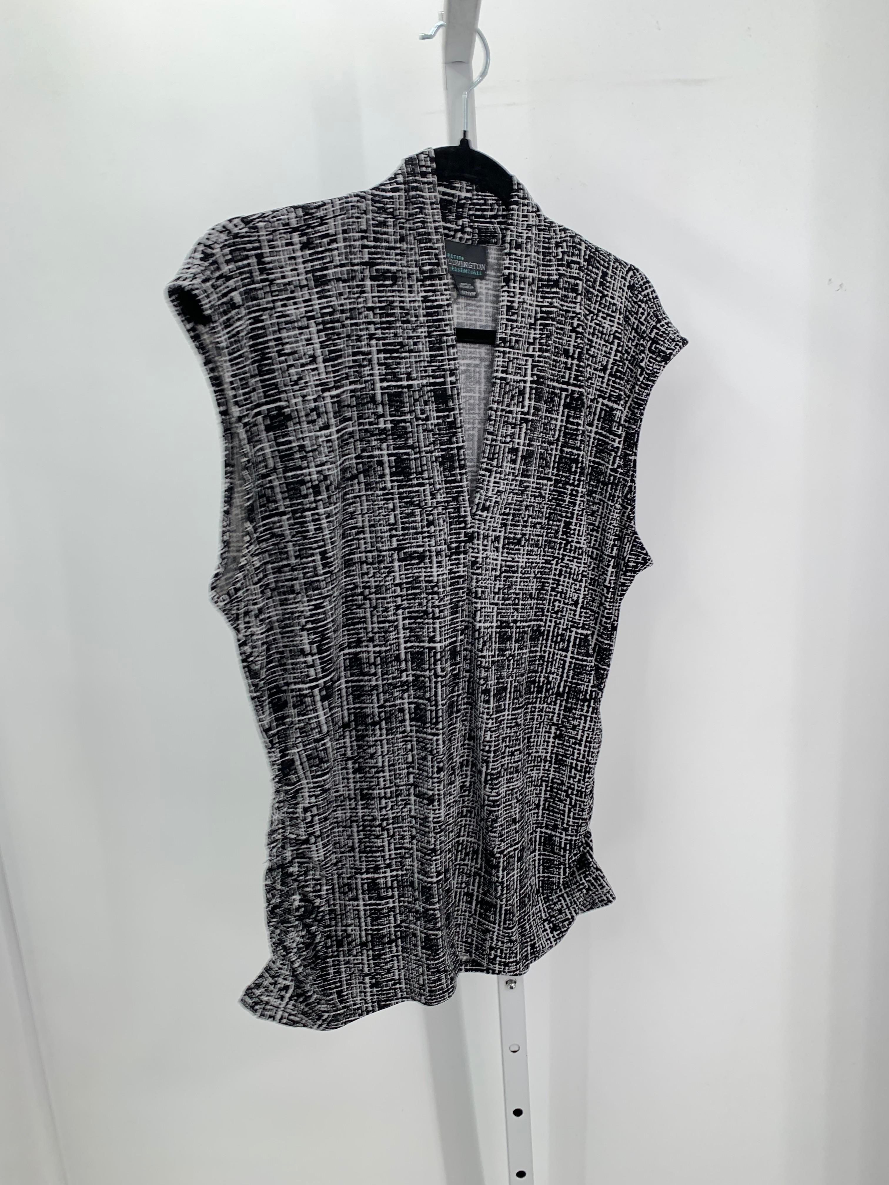 Covington Size X Large Petite Petite Sleeveless Shirt