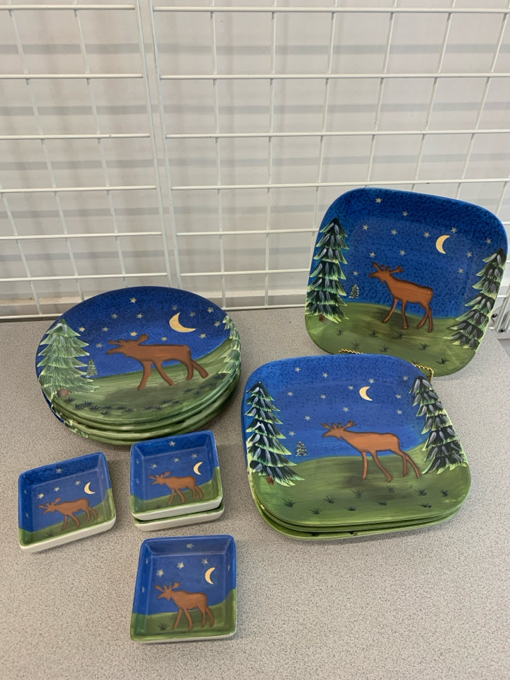 12PC EVERGREEN MOOSE SETTING FOR 4.