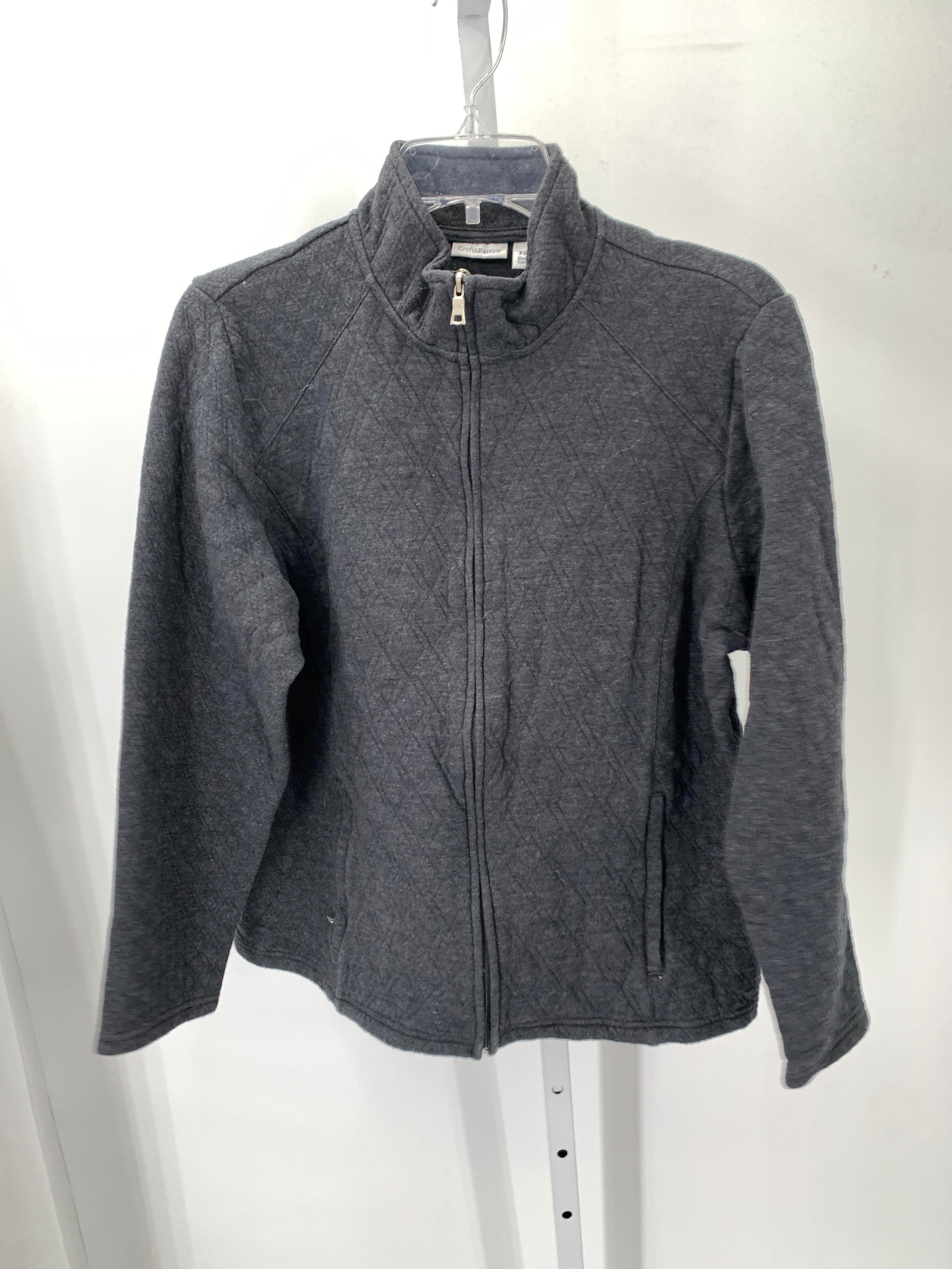 Croft & Barrow Size X Large Petite Petite Sweat Jacket