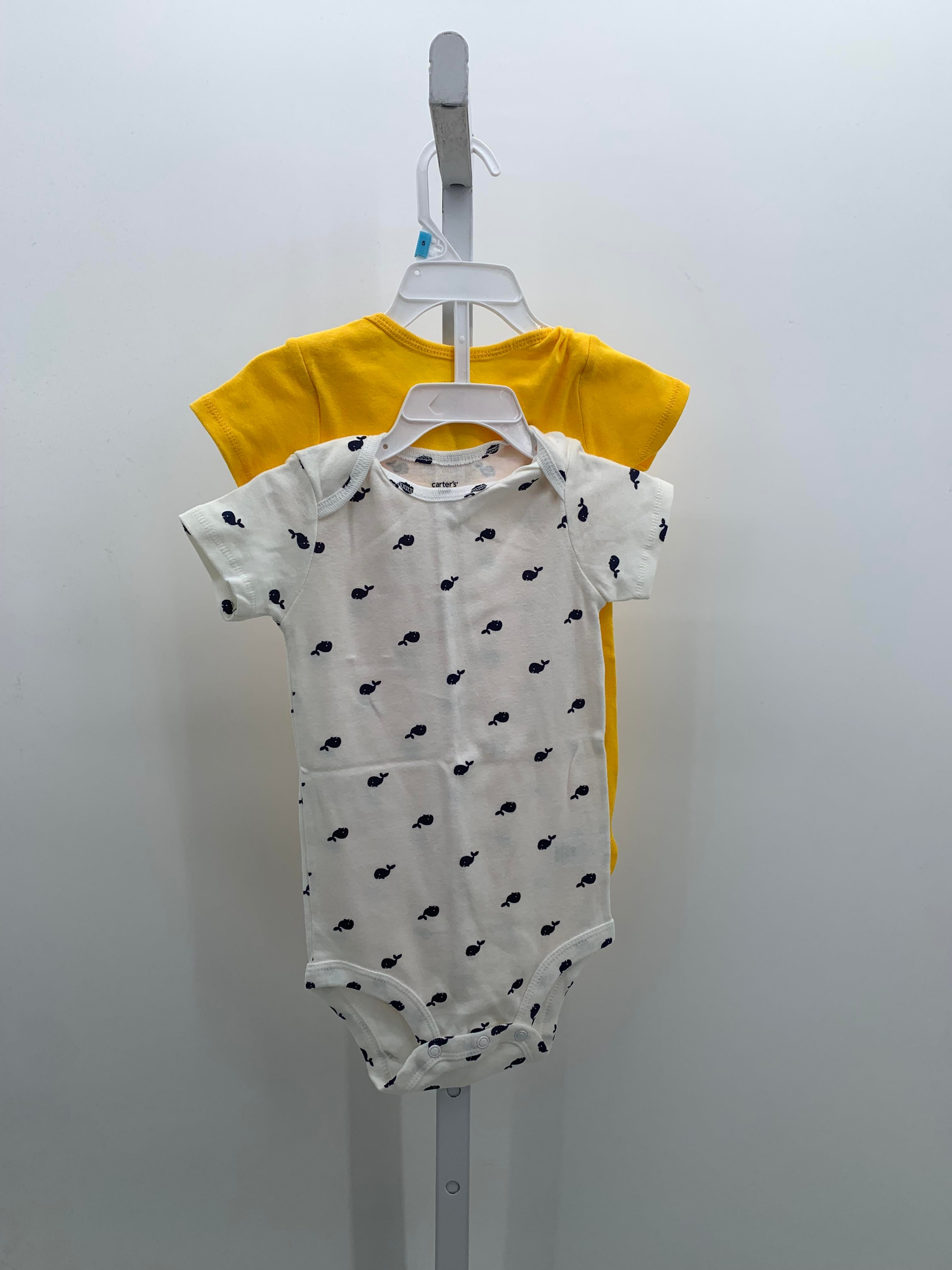 JUST LIKE DADDY TWO SHORT SLV ROMPER