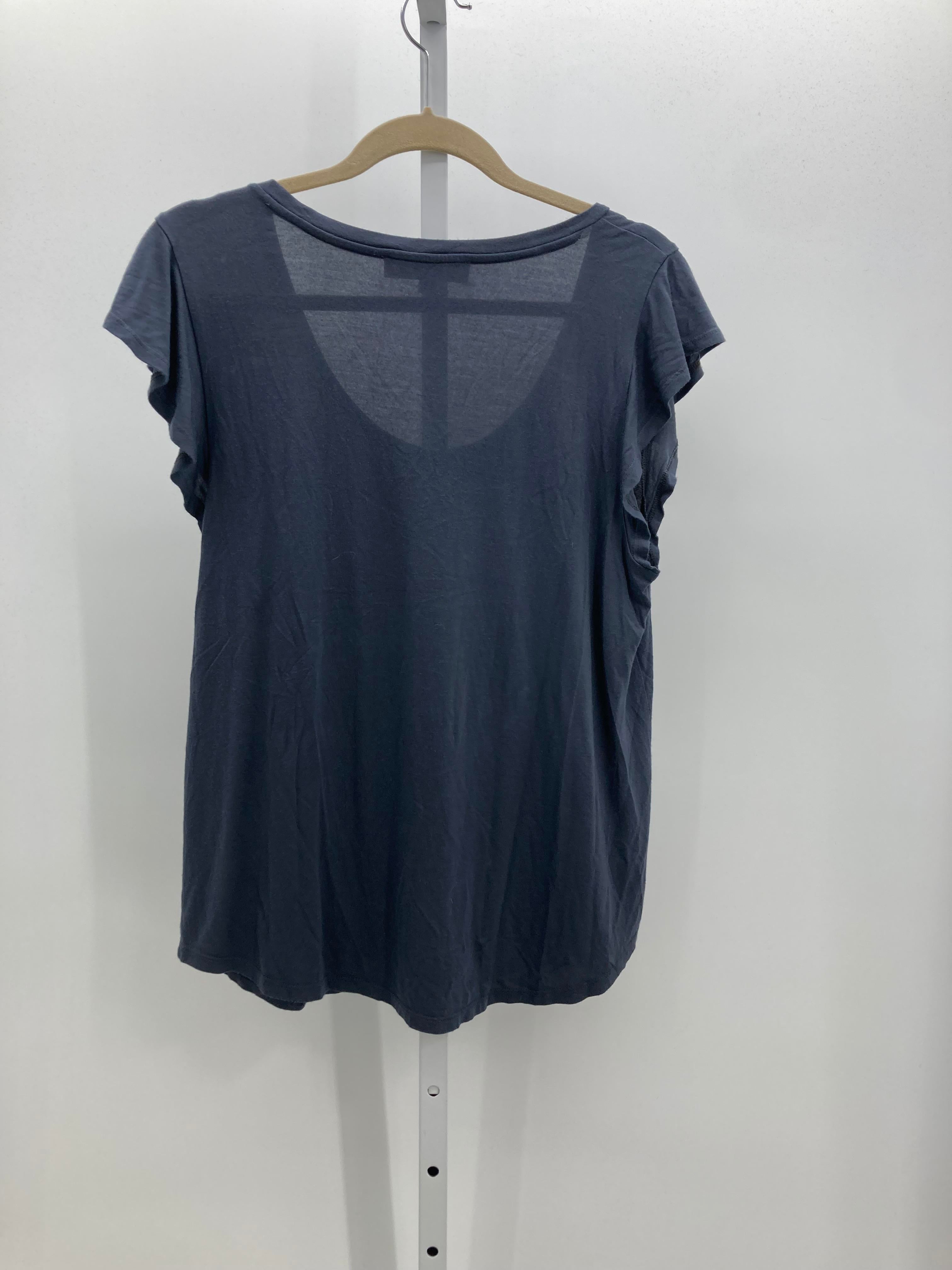 Loft Size Extra Large Misses Short Sleeve Shirt