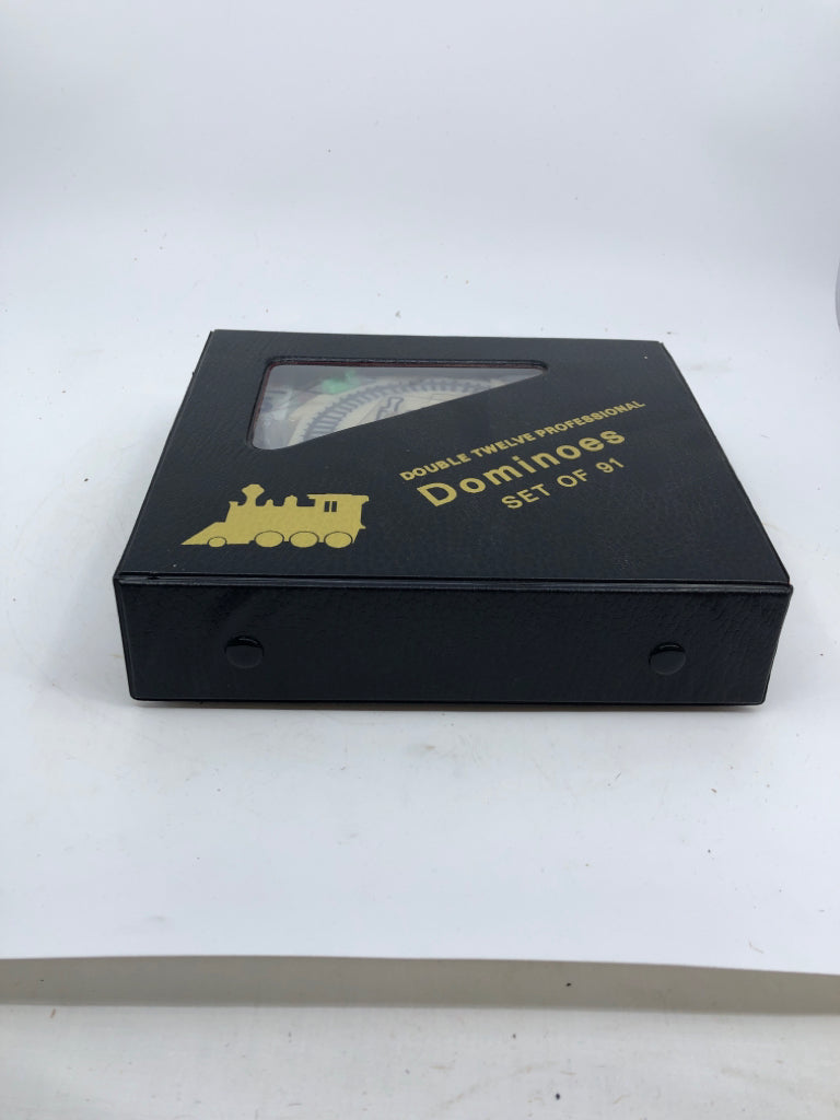 NIB DOUBLE TWELVE PROFESSIONAL MEXICAN TRAIN DOMINOES.