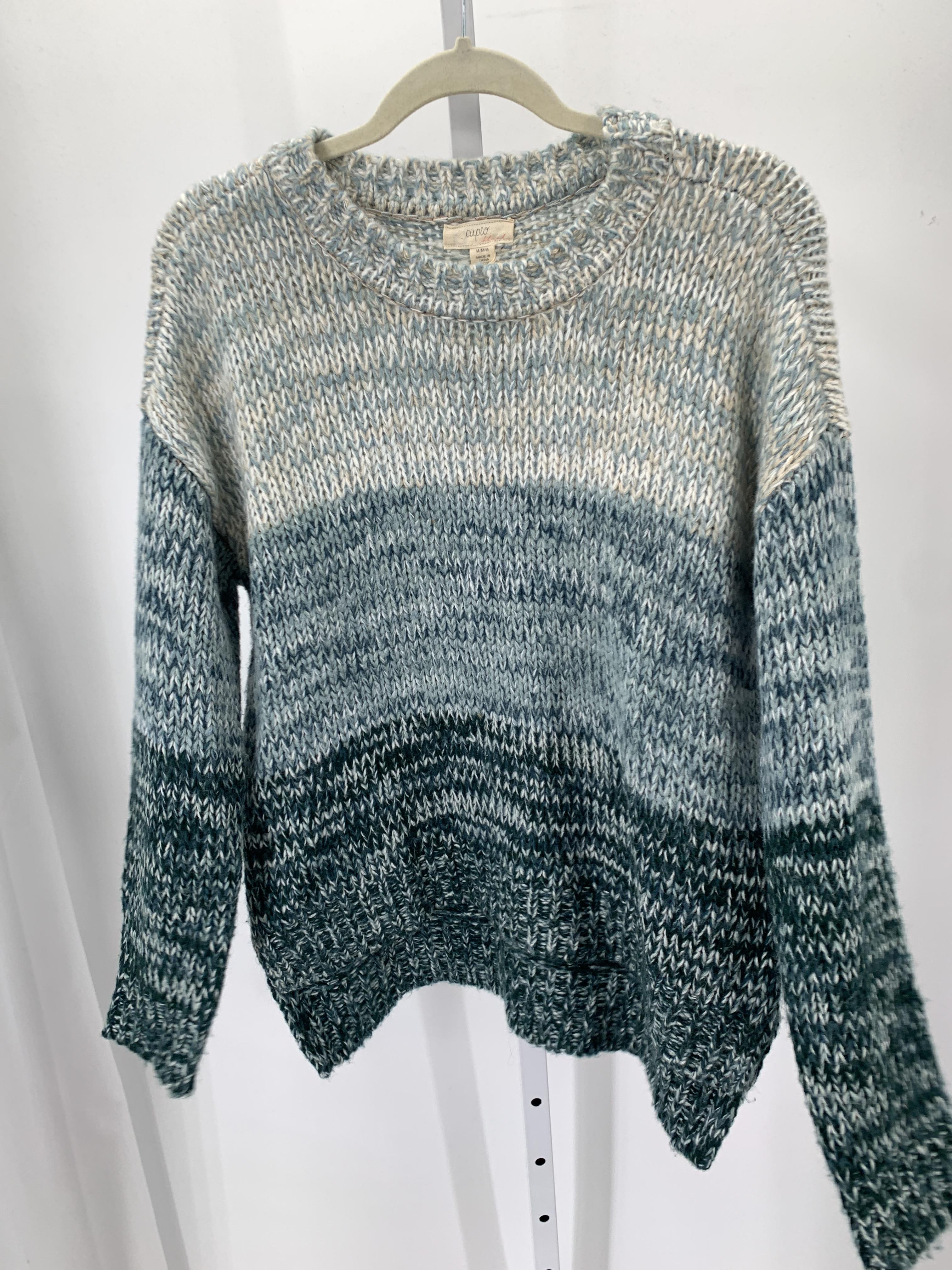 Cupio Size Medium Misses Long Slv Sweater