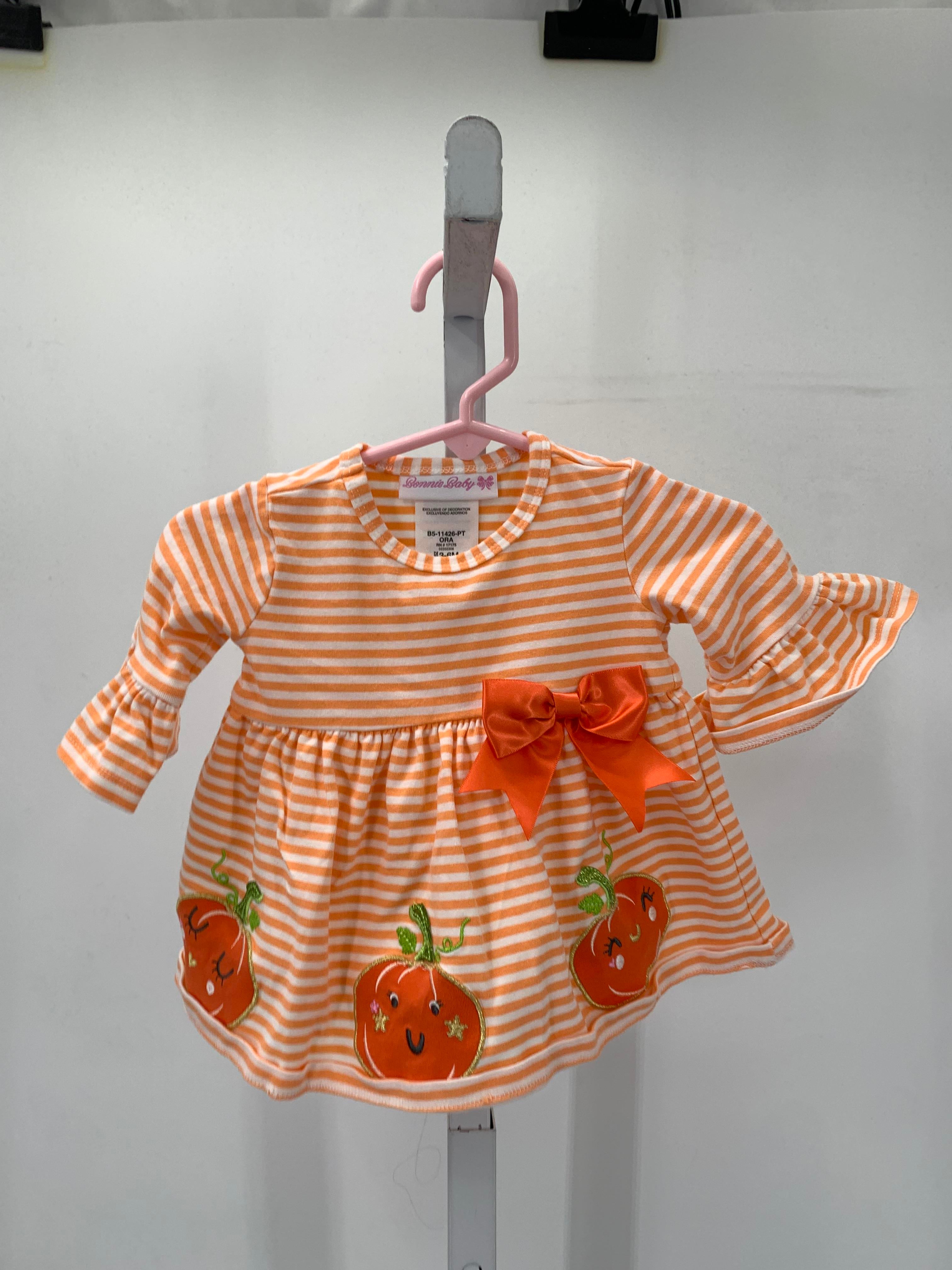 LONG SLV DRESS PUMPKINS