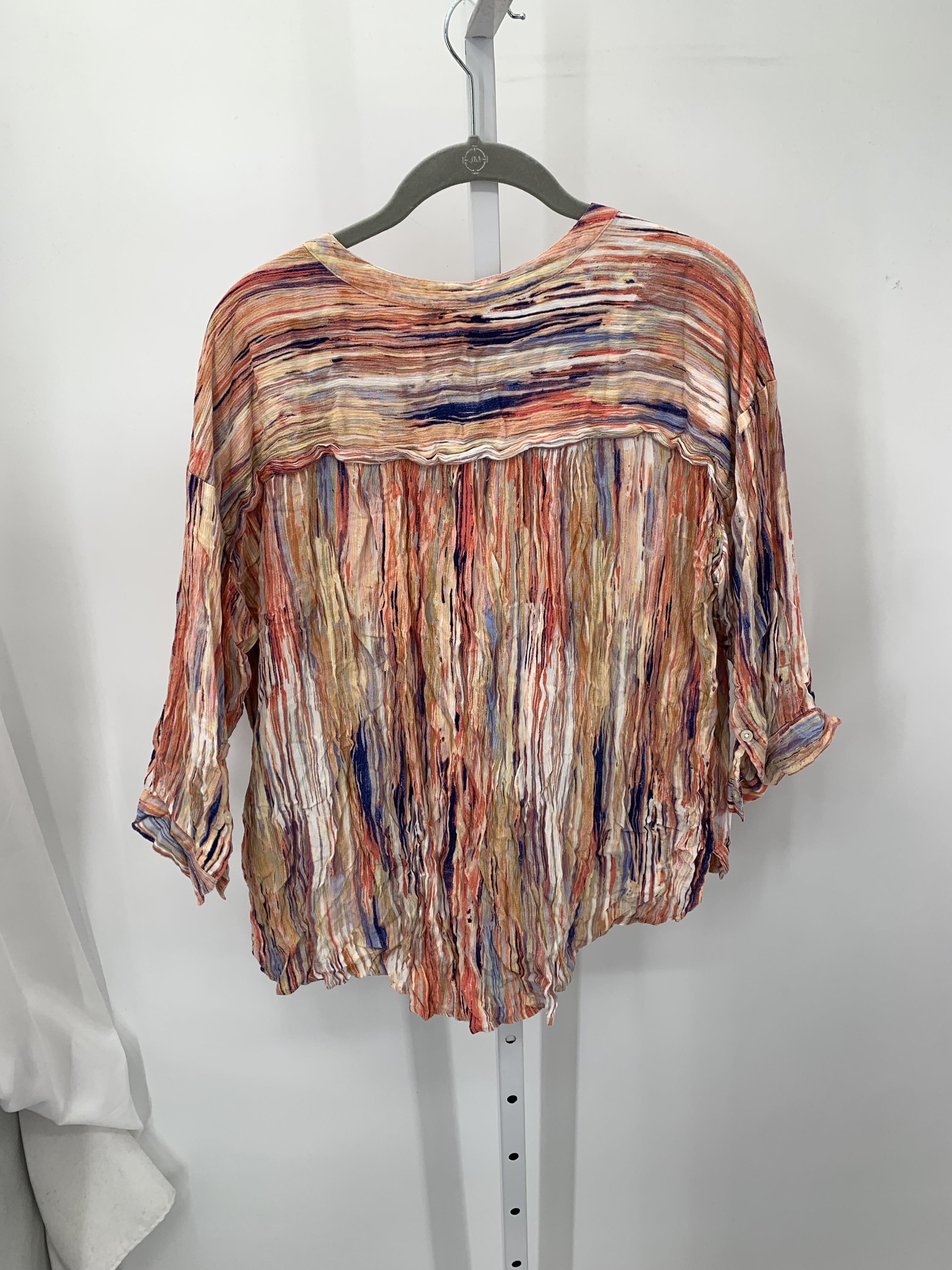 Nine West Size Extra Large Misses 3/4 Sleeve Shirt