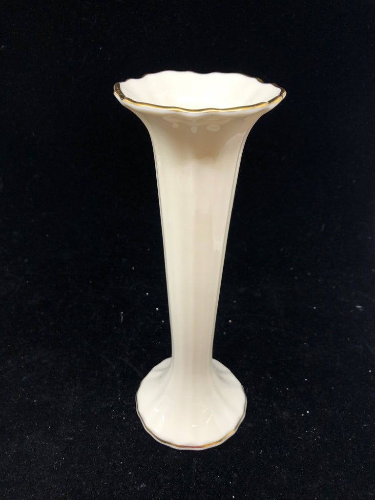 TALL FLARED LENOX VASE.
