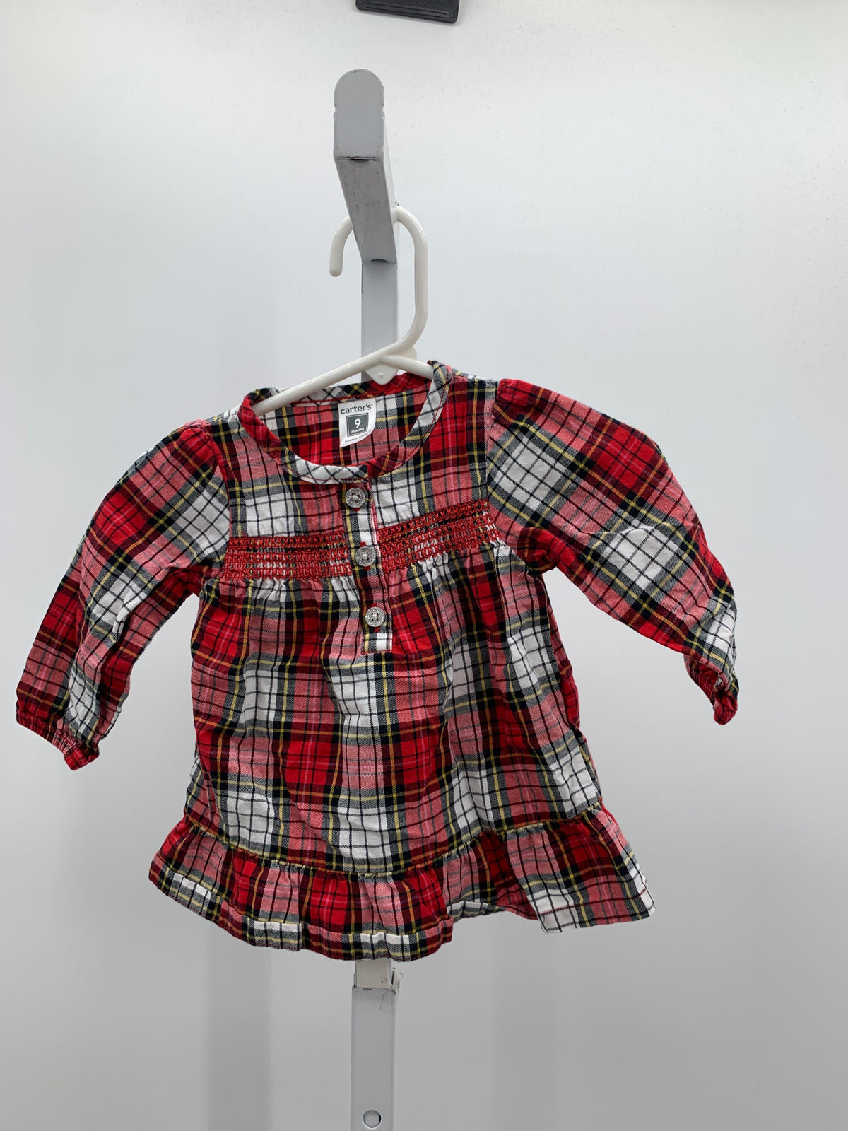 Carters Size 9 Months Girls Long Sleeve Shirt
