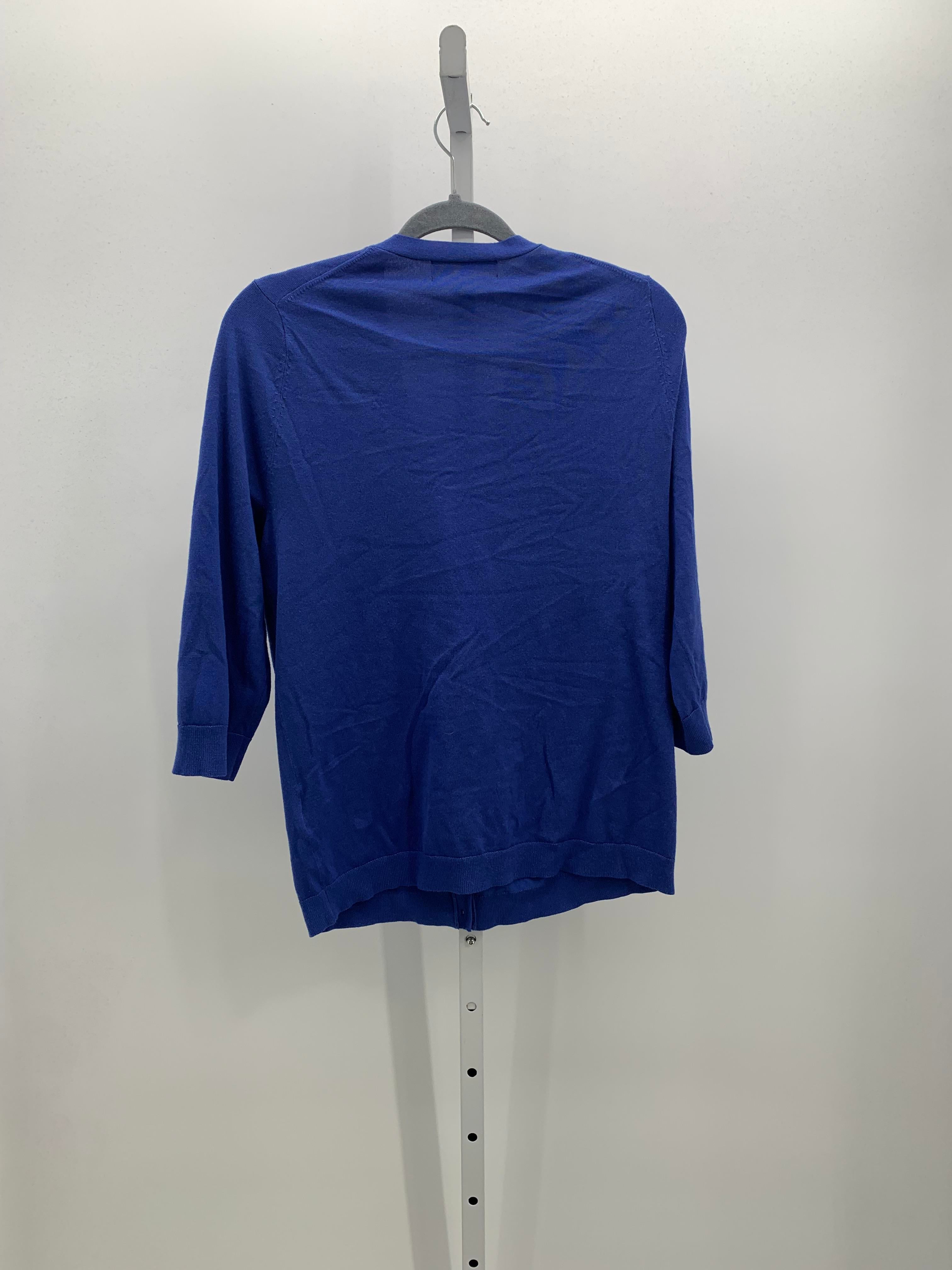 Lands End Size Medium Misses 3/4 Sleeve Sweater