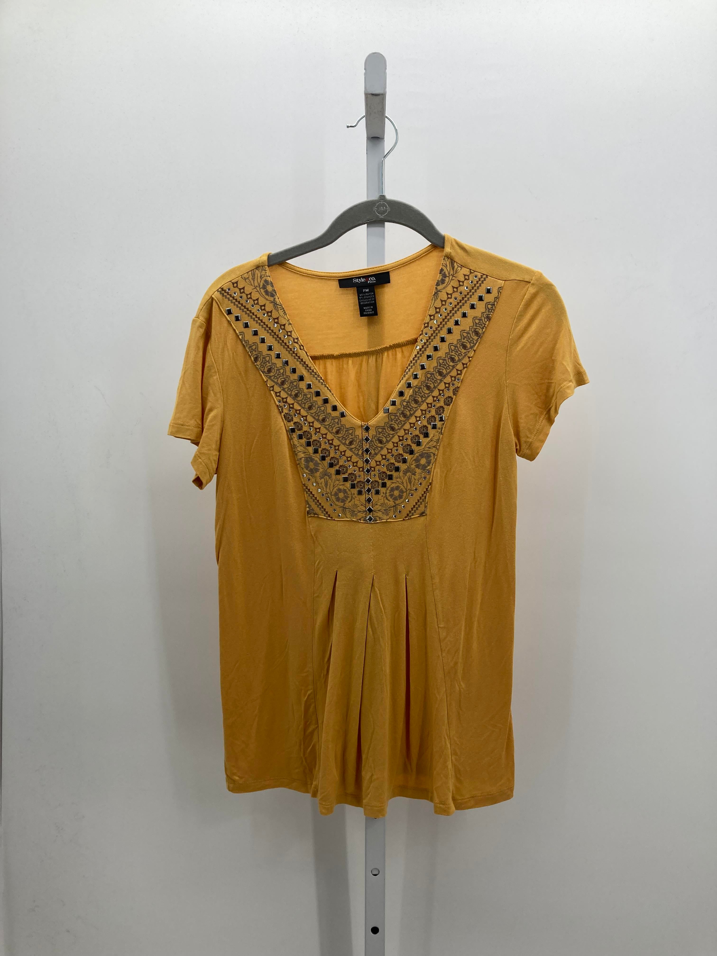Style & Co. Size Medium Petite Petite Short Sleeve Shirt