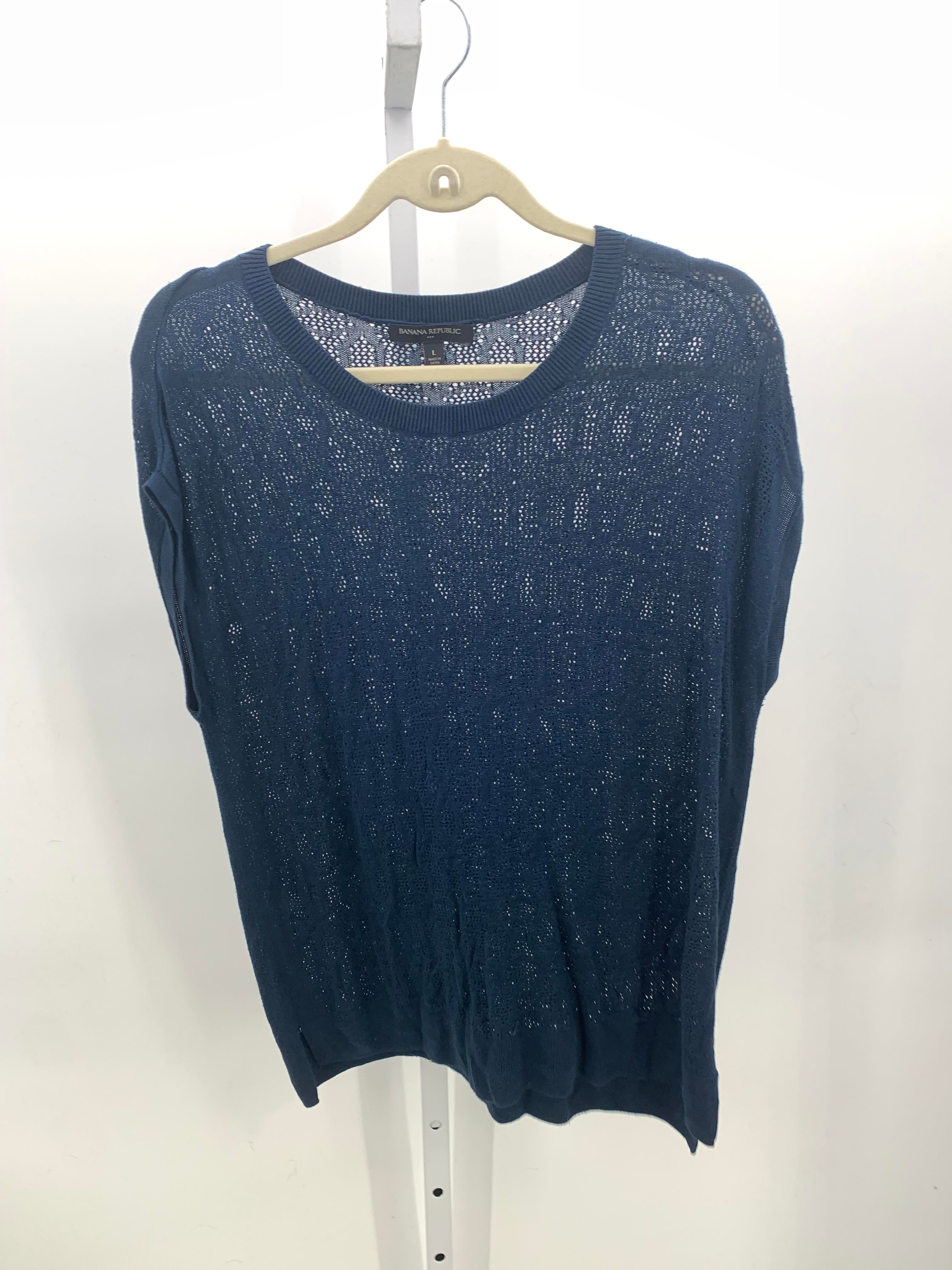 Banana Republic Size Large Misses Short Slv Sweater