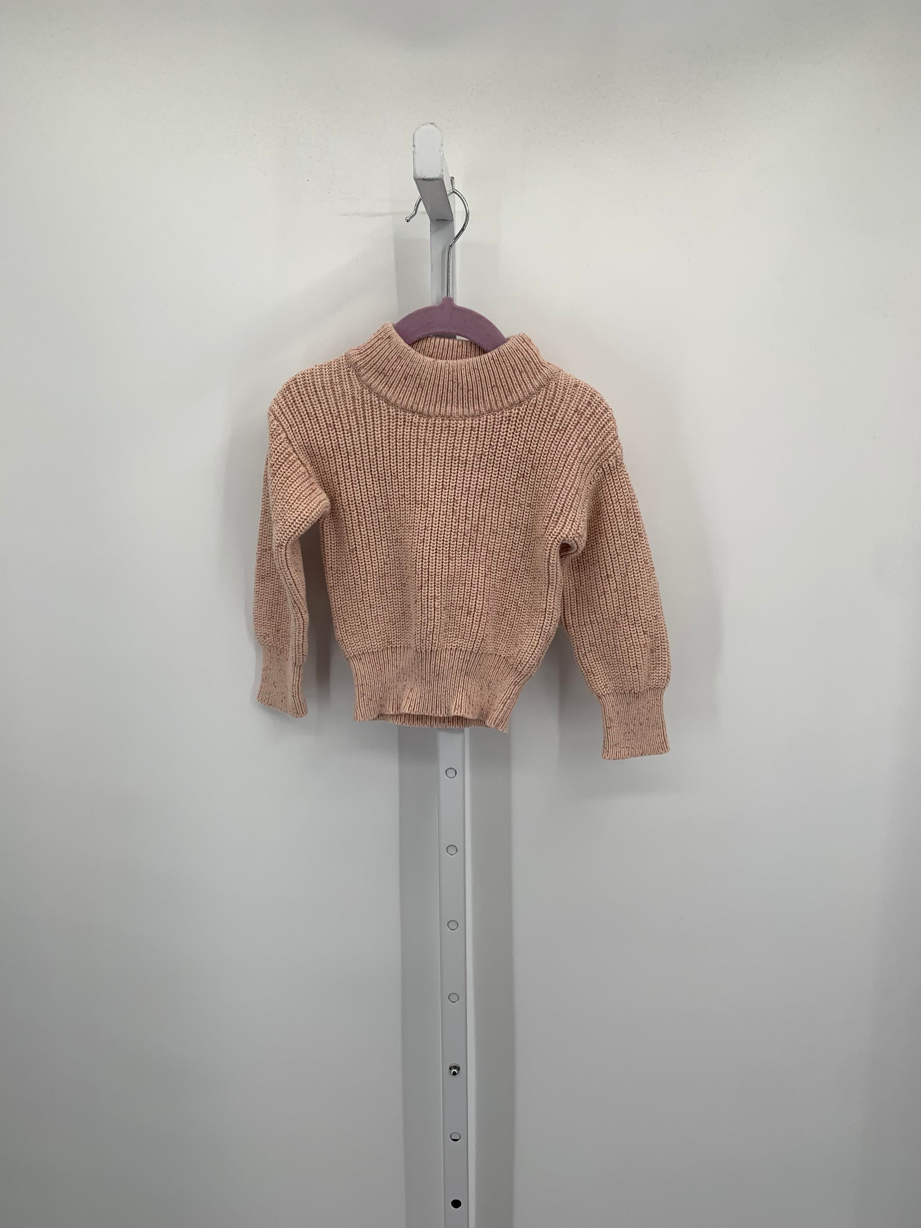 RIBBED KNIT SWEATER.