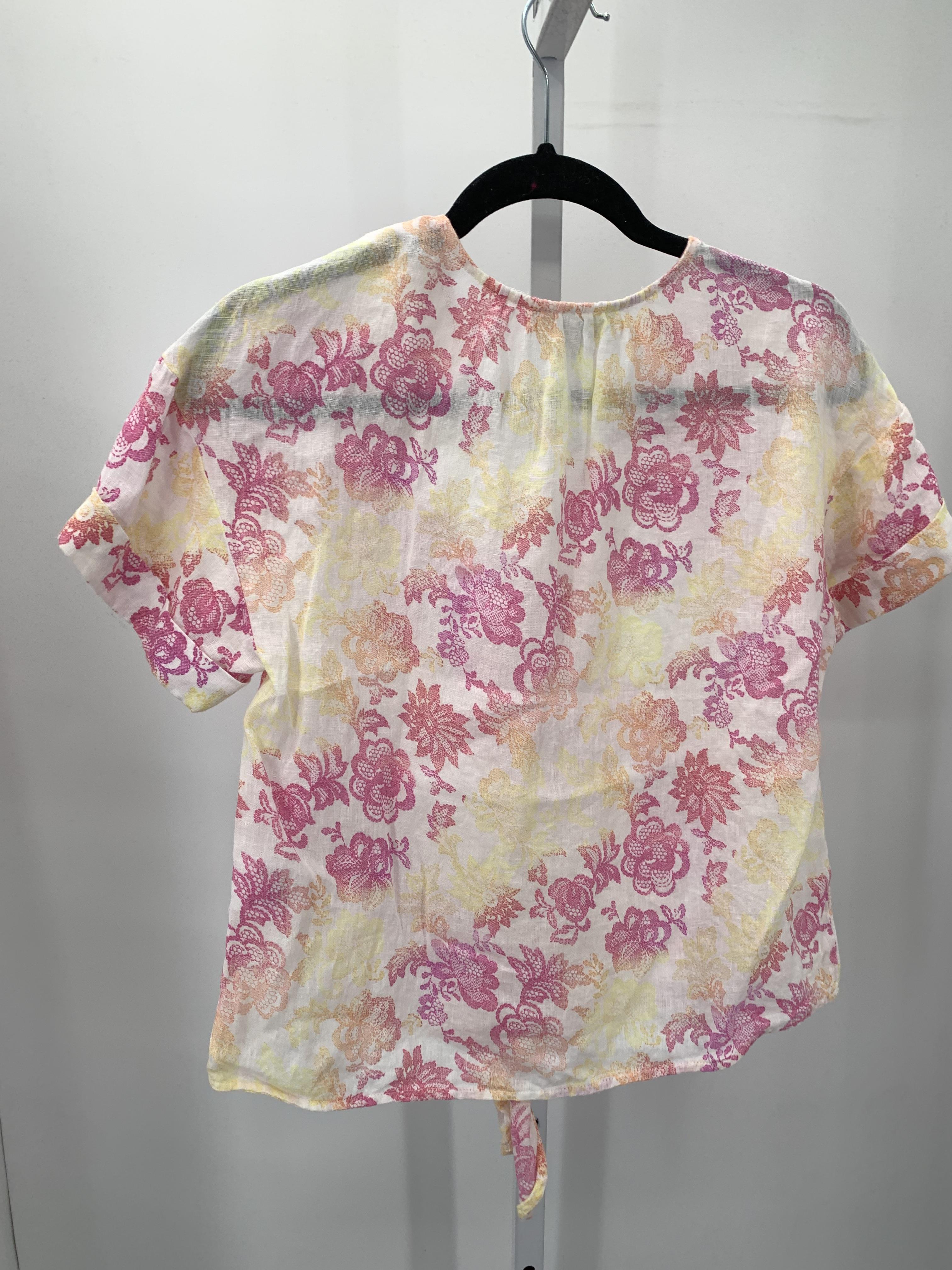 Charter Club Size Small Misses Short Sleeve Shirt