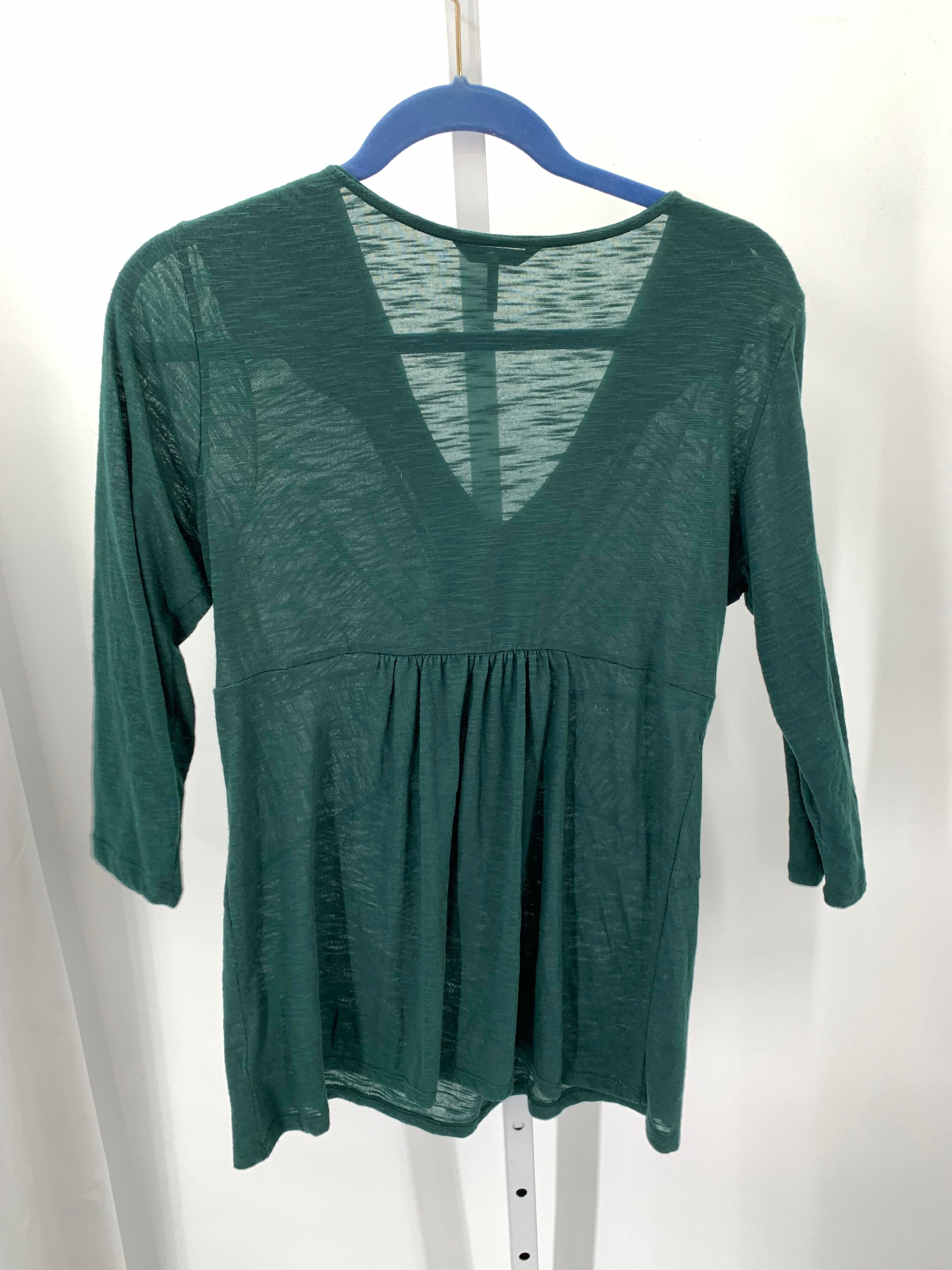 Daisy Fuentes Size Large Misses 3/4 Sleeve Shirt