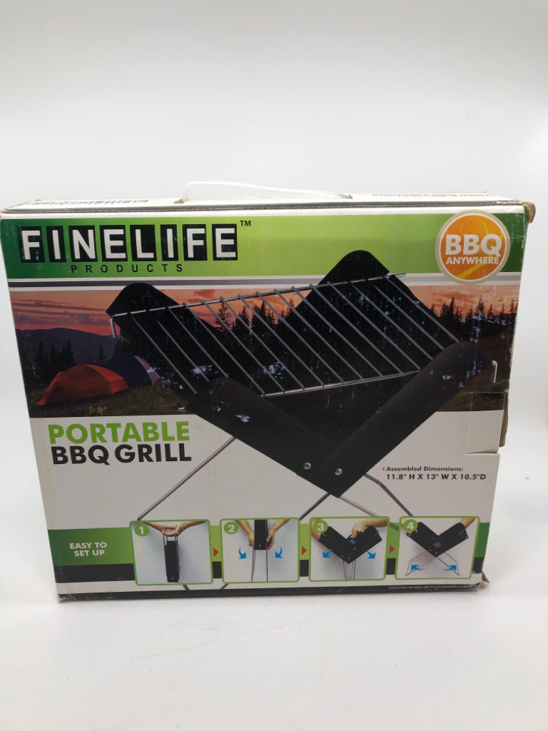 NIB PORTABLE BBQ GRILL.