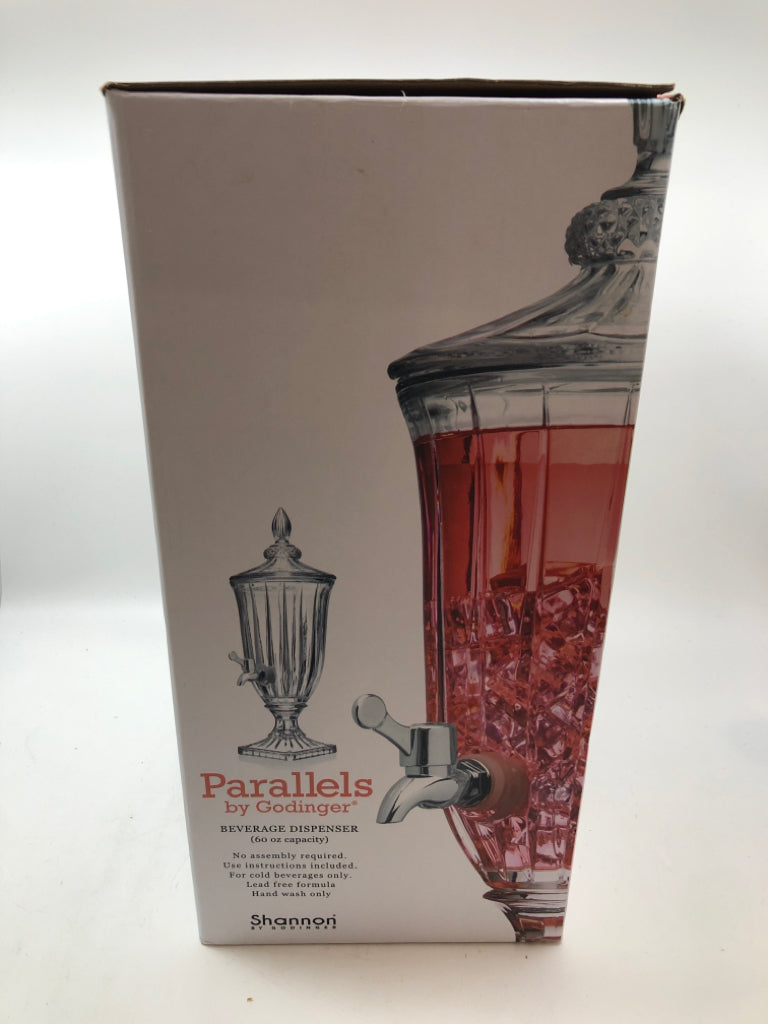 GLASS BEVERAGE DISPENSER.