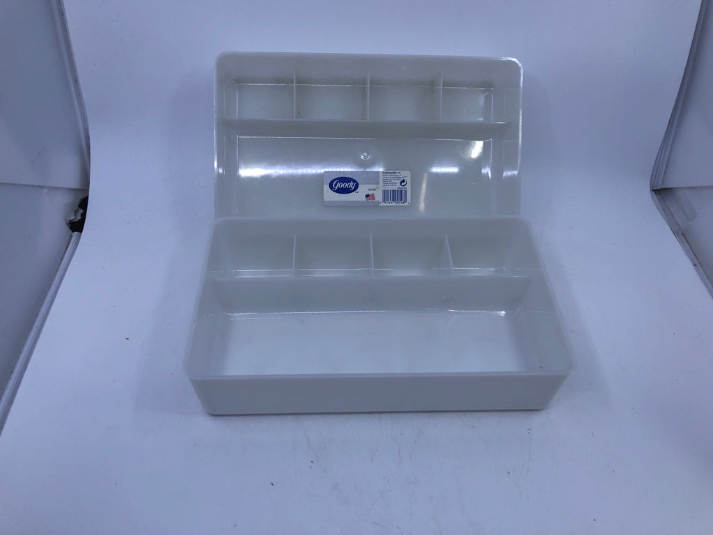 2PK GOODY PLASTIC DRAWER ORGANIZER TRAY.