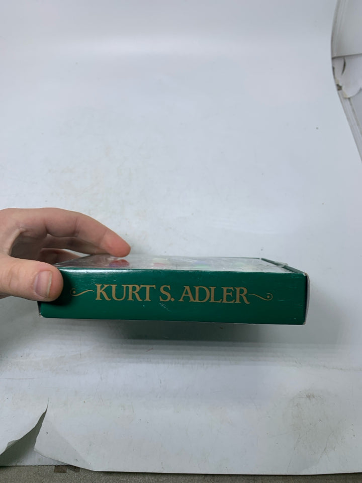 NIB KURT ADLER MINI GLASS ORNAMENTS.
