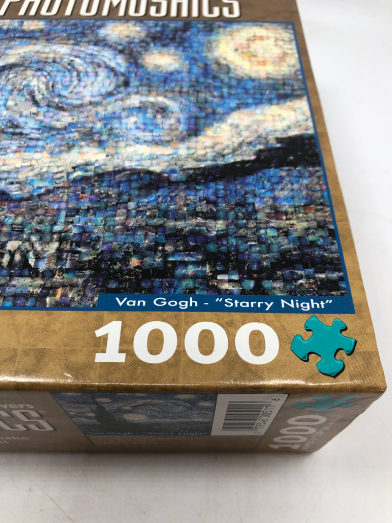 NIB PHOTOMOSAICS STARRY NIGHT PUZZLE.