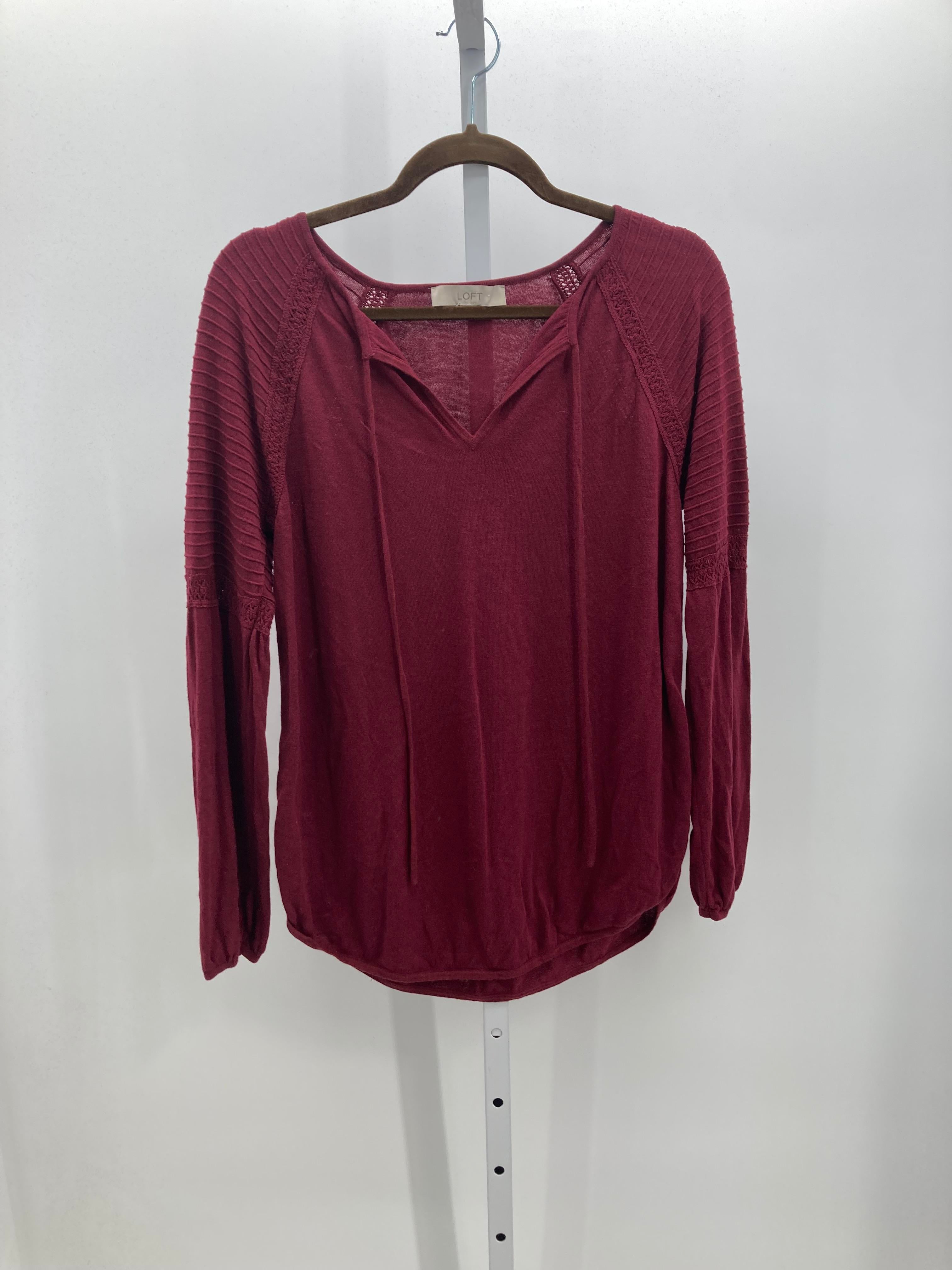 Loft Size Medium Misses Long Sleeve Shirt