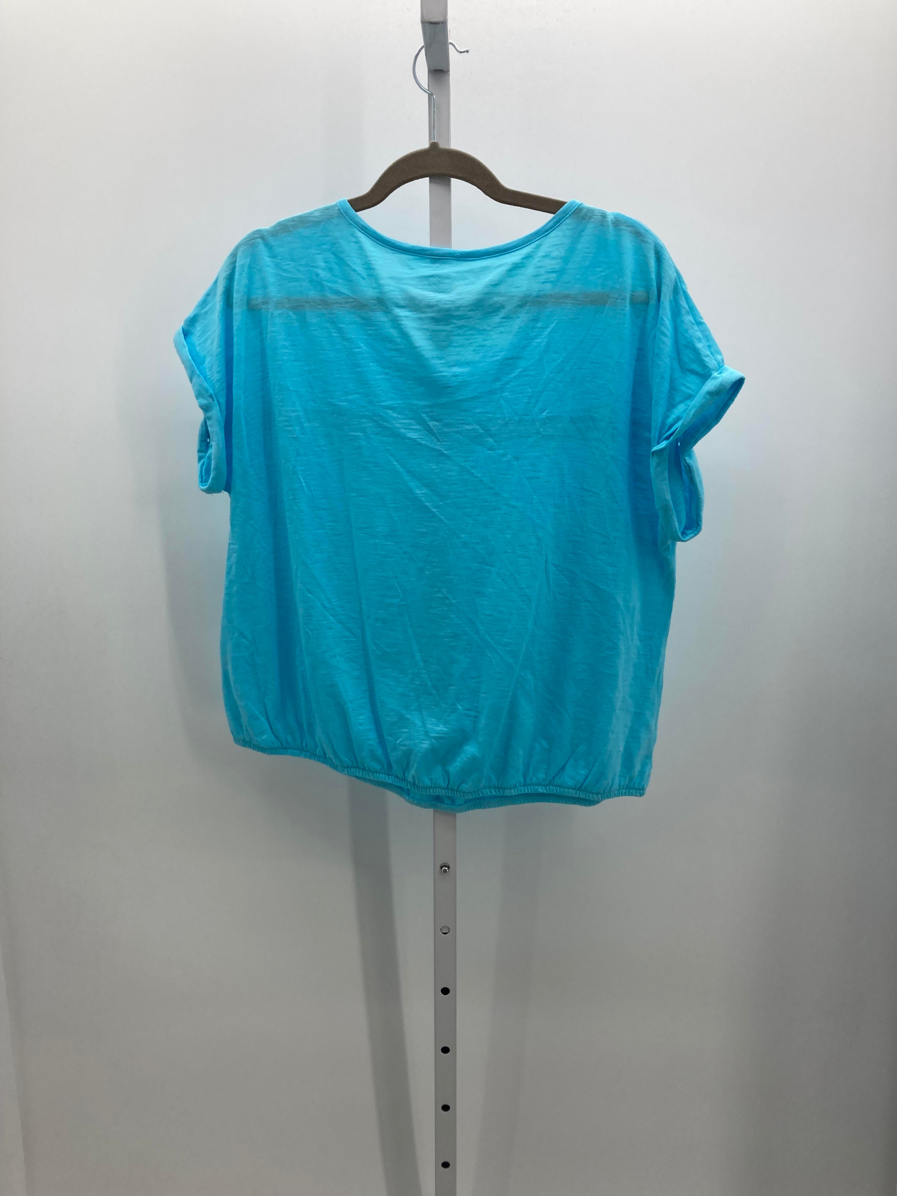 St. Johns Bay Size Large Petite Petite Short Sleeve Shirt