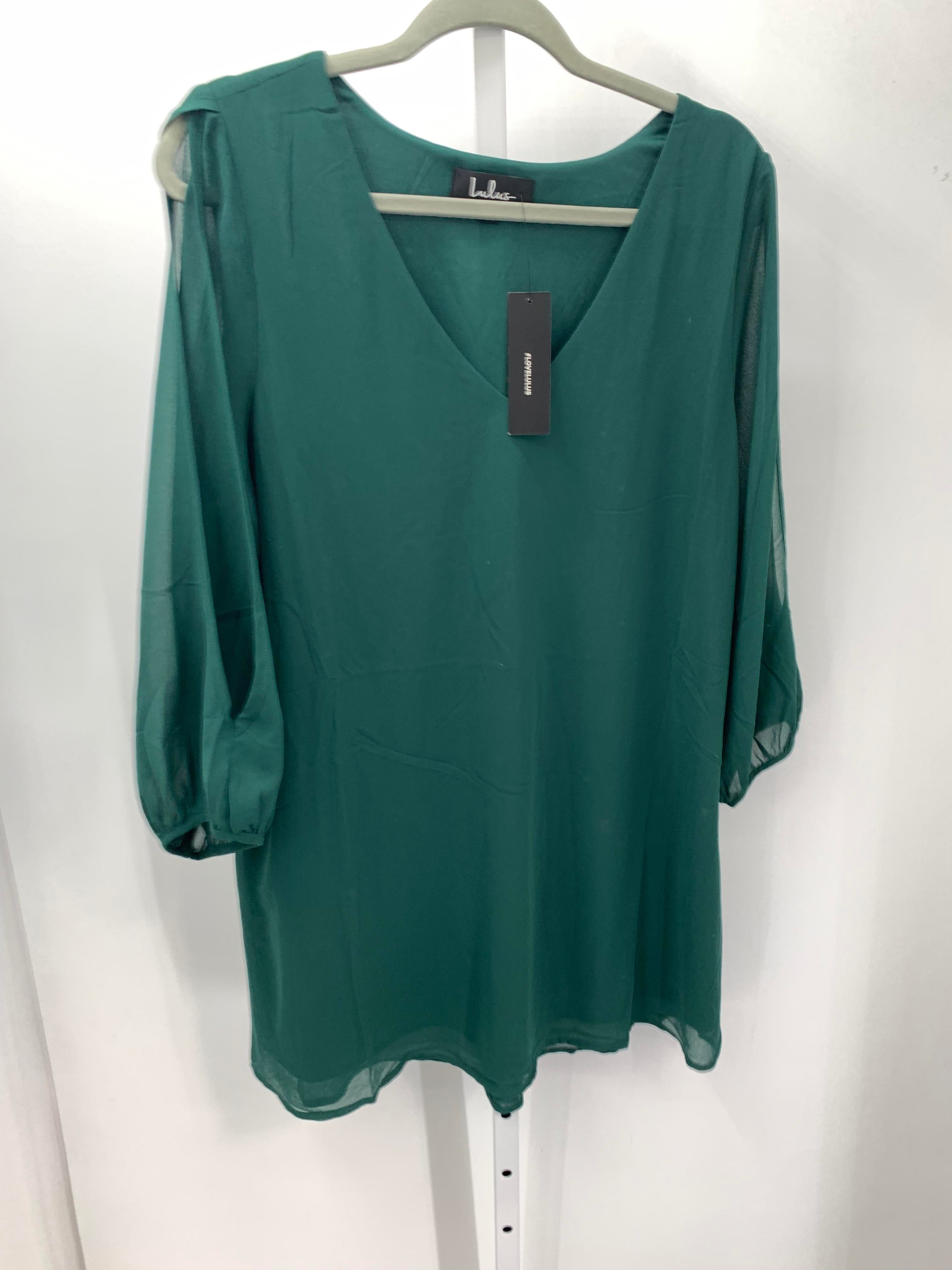 Lulus Size Large Misses Long Sleeve Dress