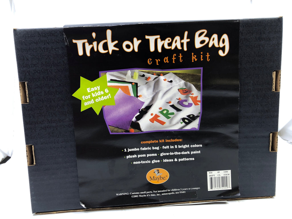 NIB TRICK OR TREAT CRAFT BAG.