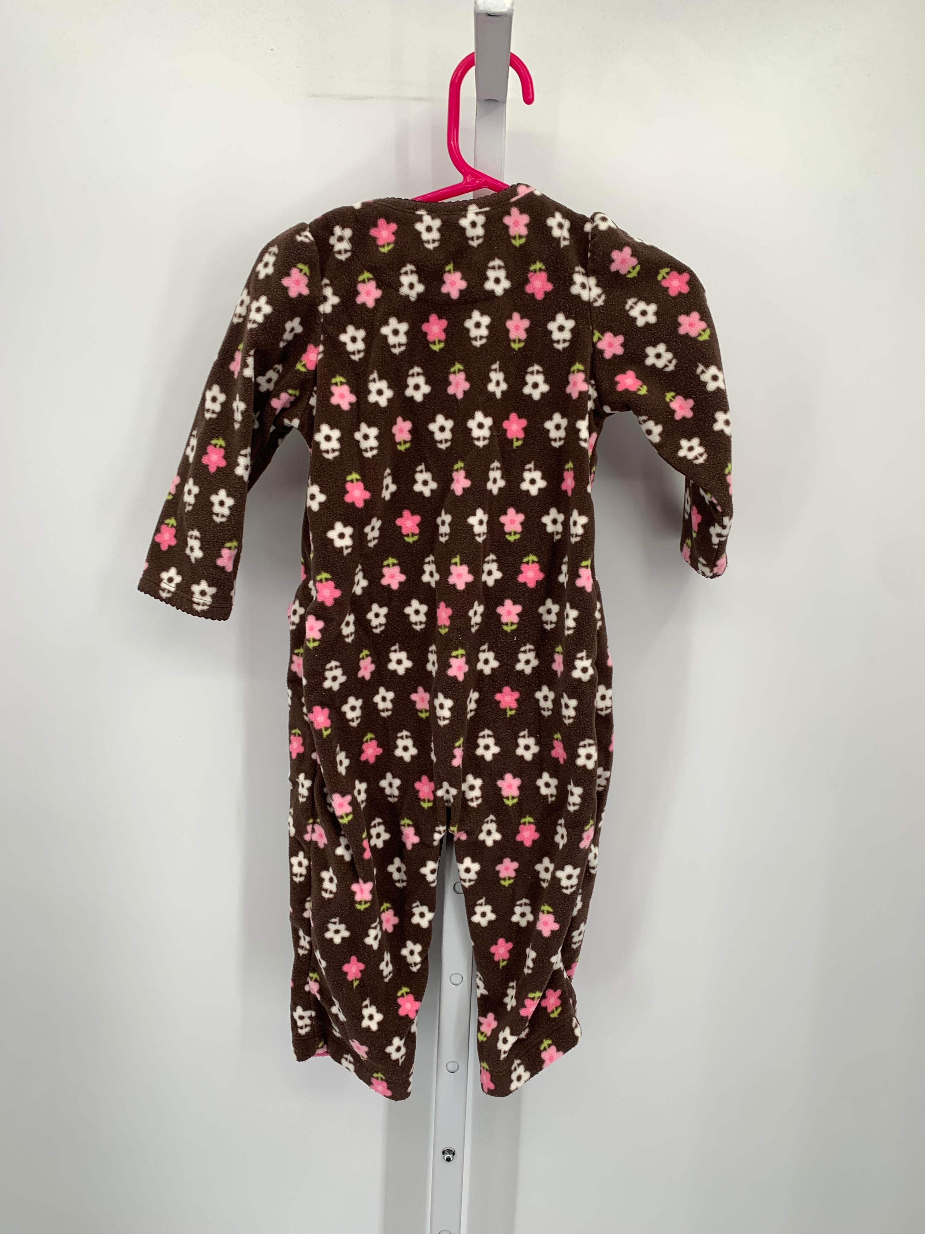 Carters Size 18 Months Girls Long Slv. Romper