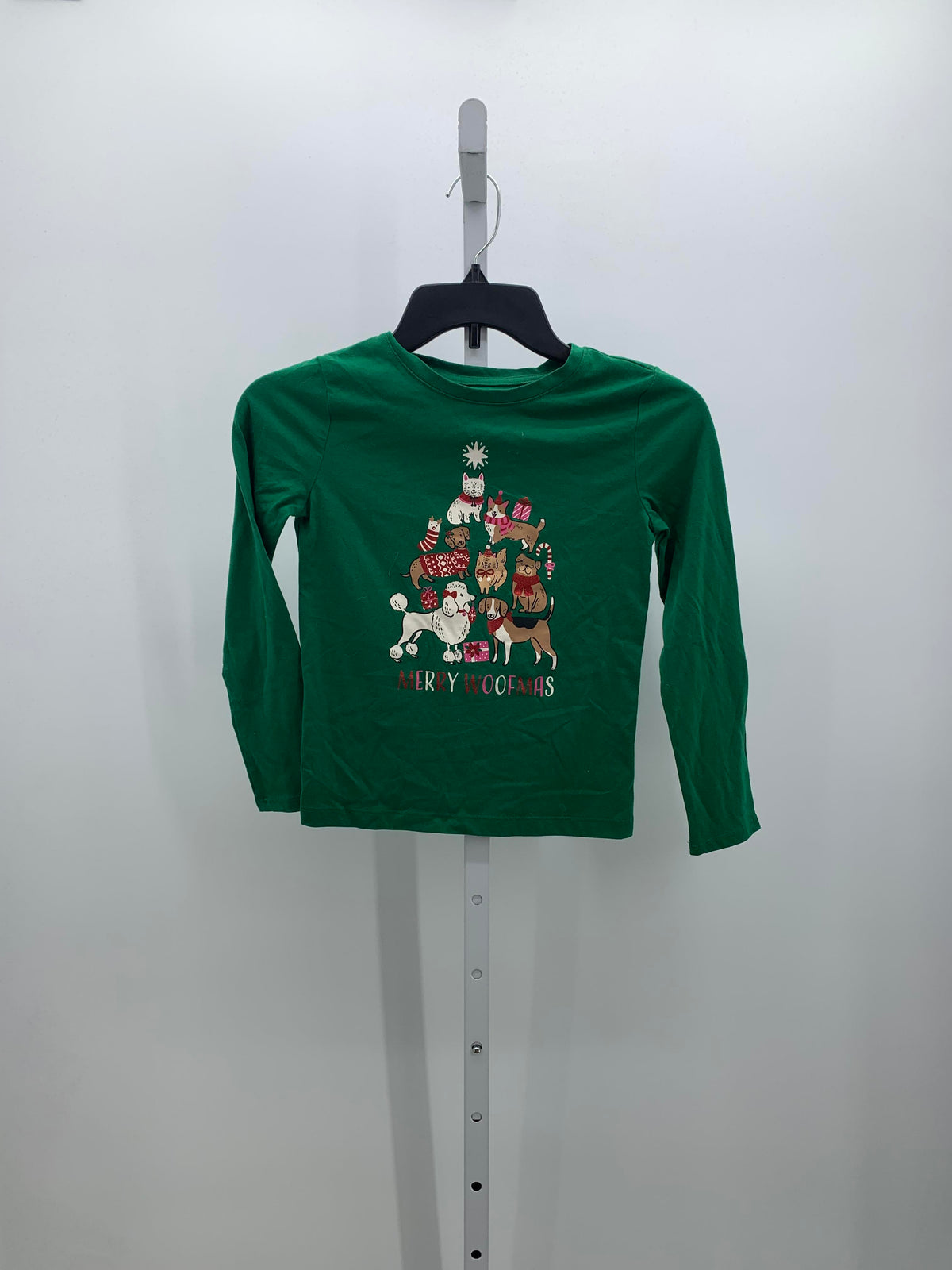 LONG SLV SHIRT MERRY WOOFMAS.