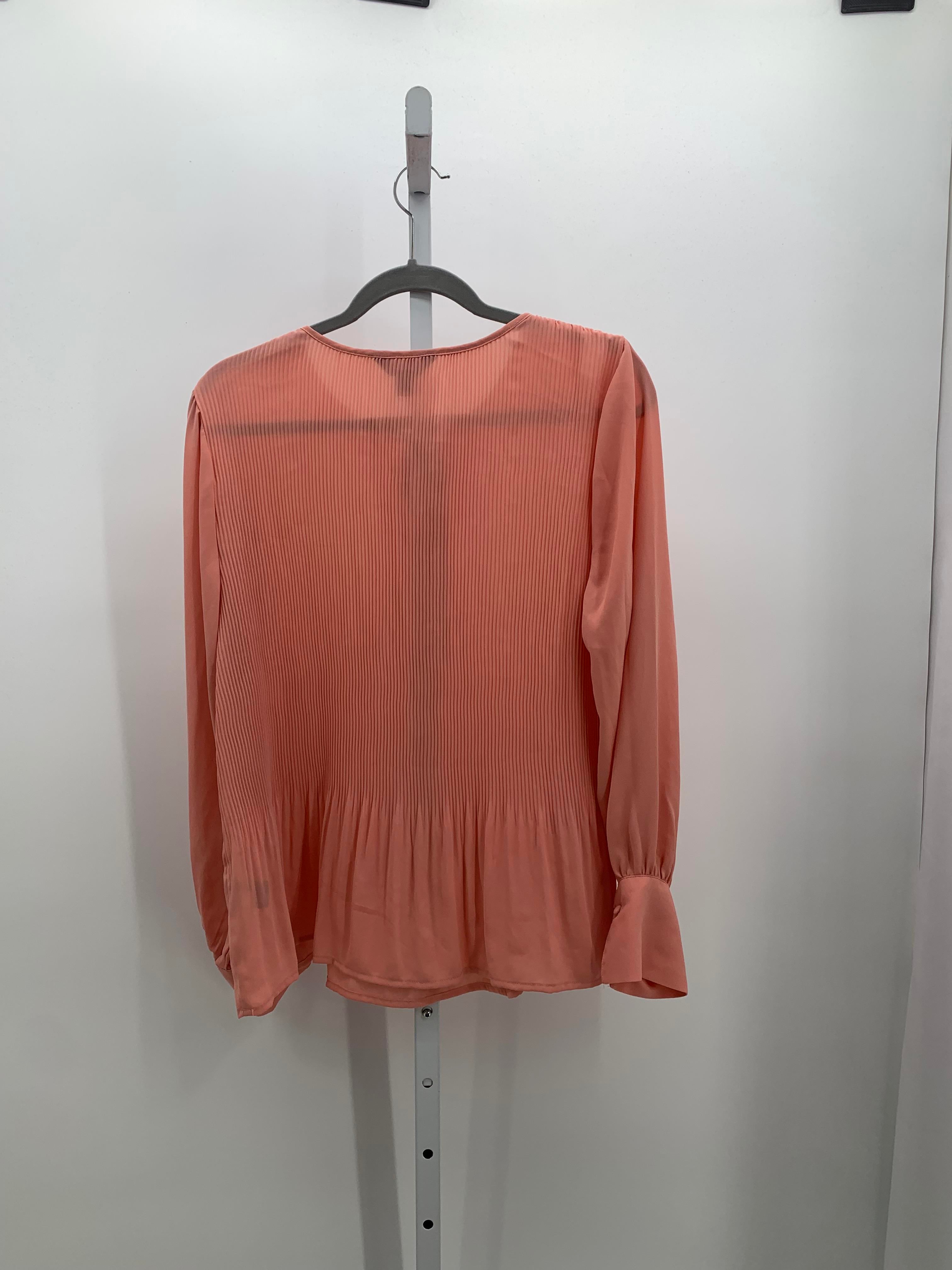 Vera Wang Size Large Misses Long Sleeve Shirt