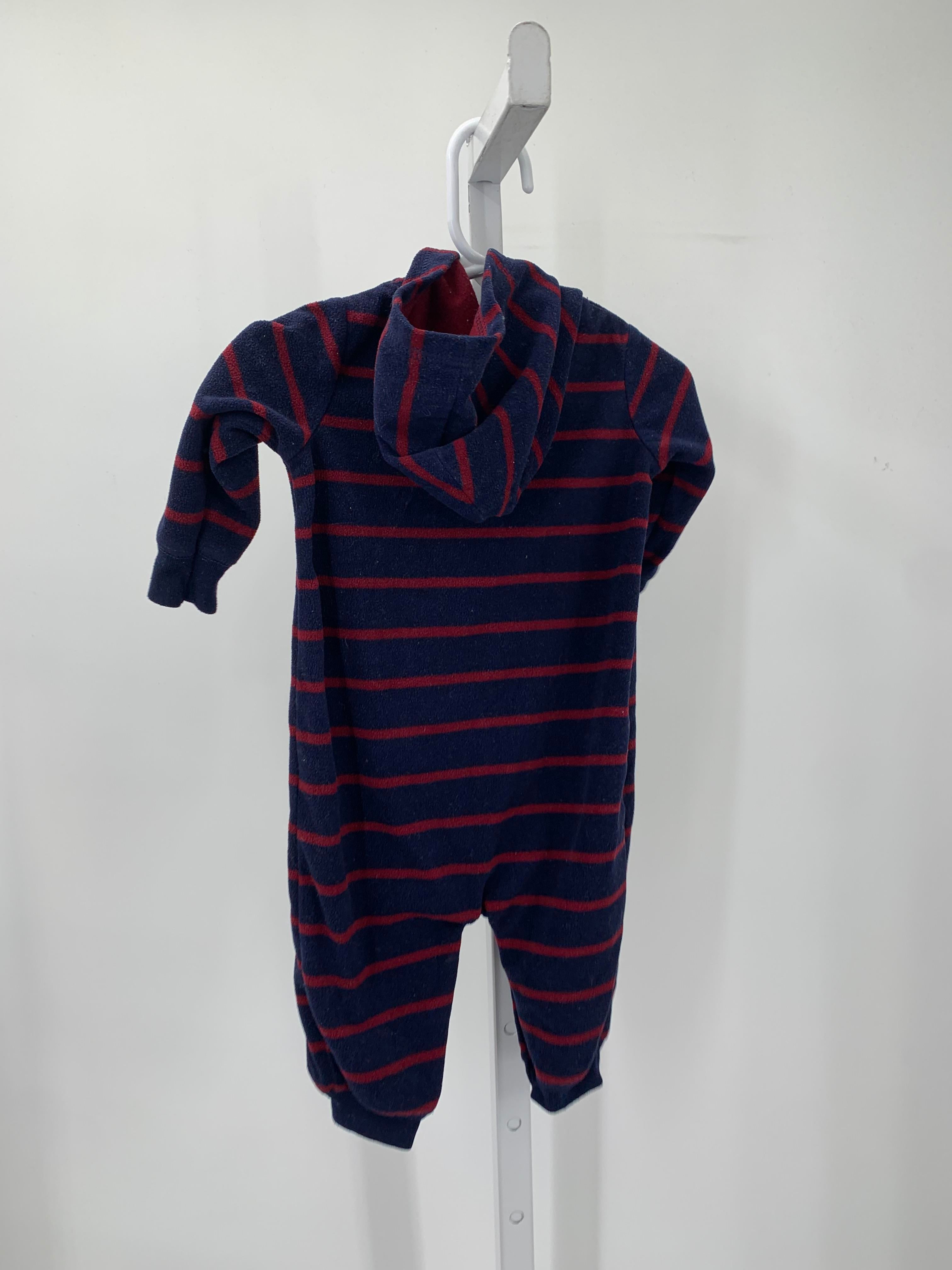 STRIPES HOODED FLEECE