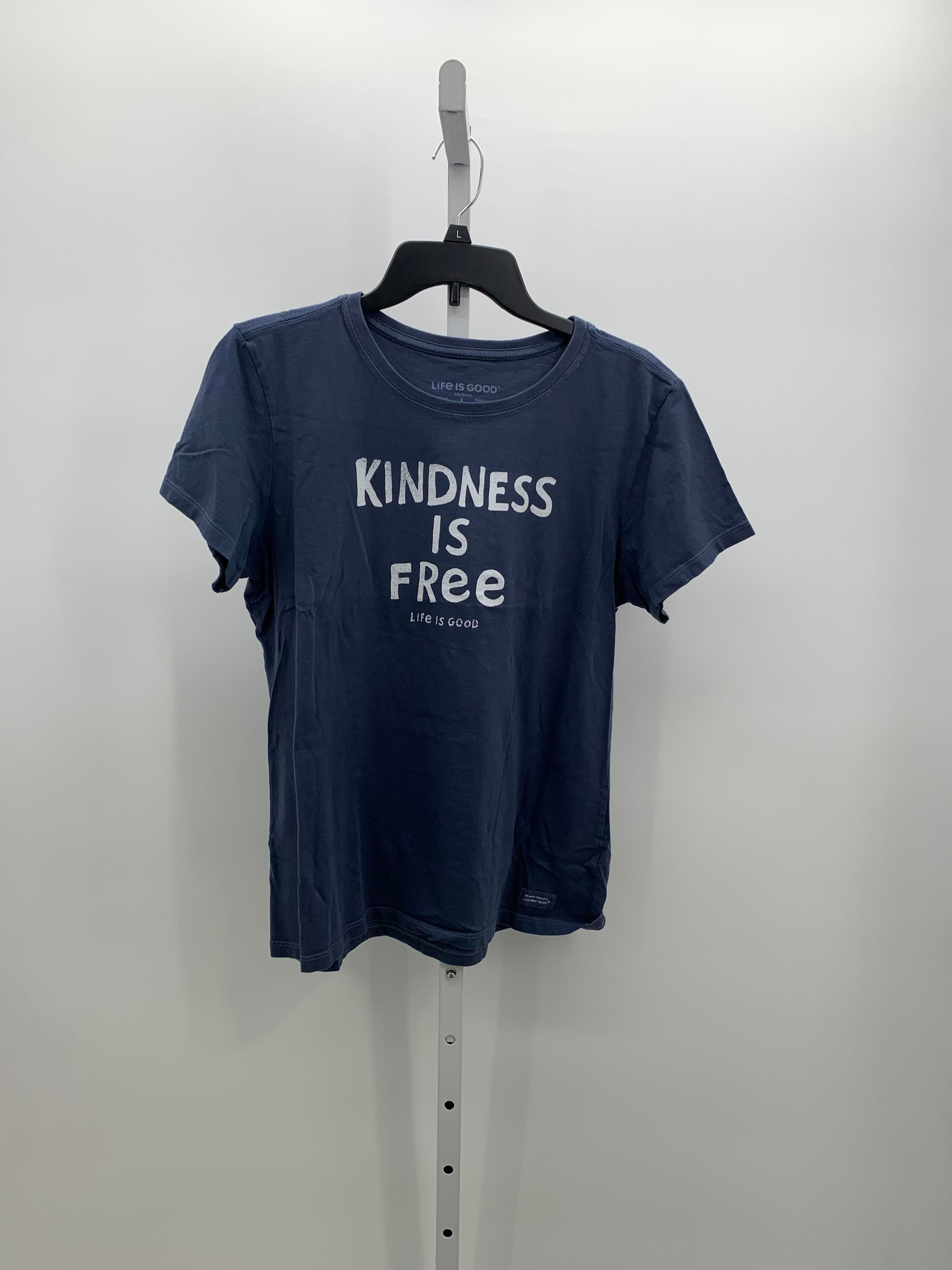Life is Good Size Large Misses Short Sleeve Shirt