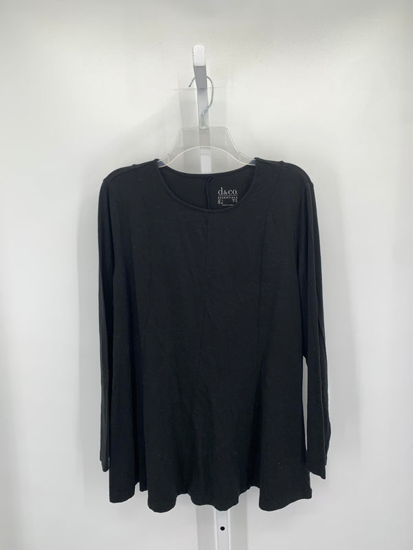 d & co. Size Large Misses Long Sleeve Shirt