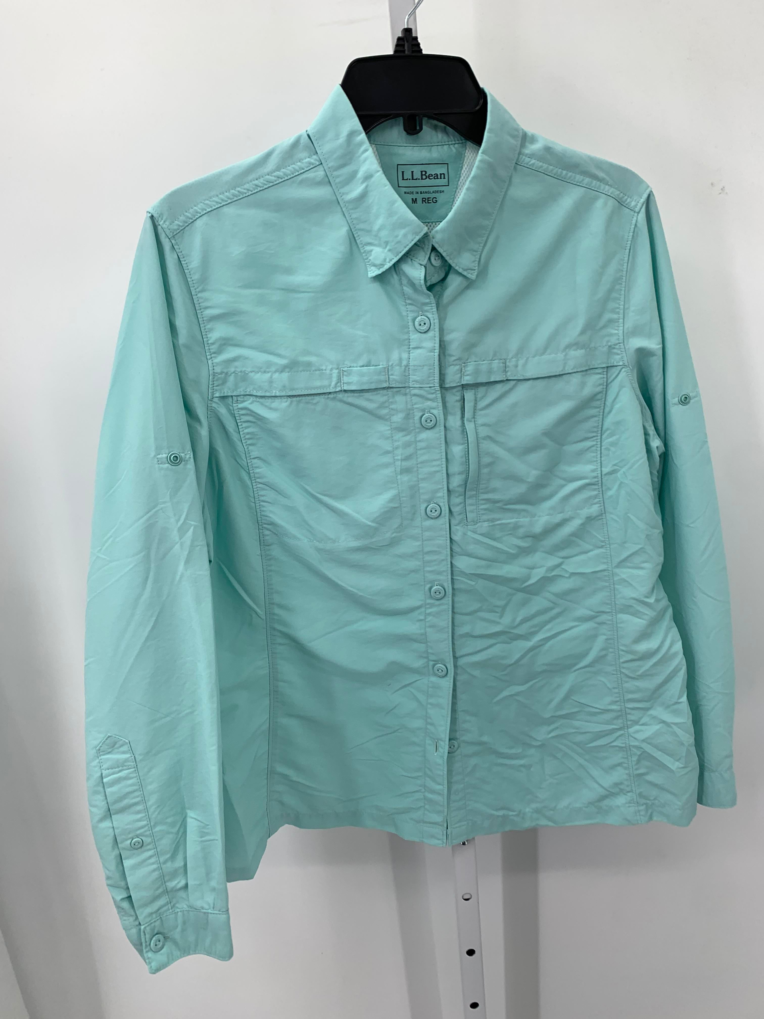 LL Bean Size Medium Misses Long Sleeve Shirt