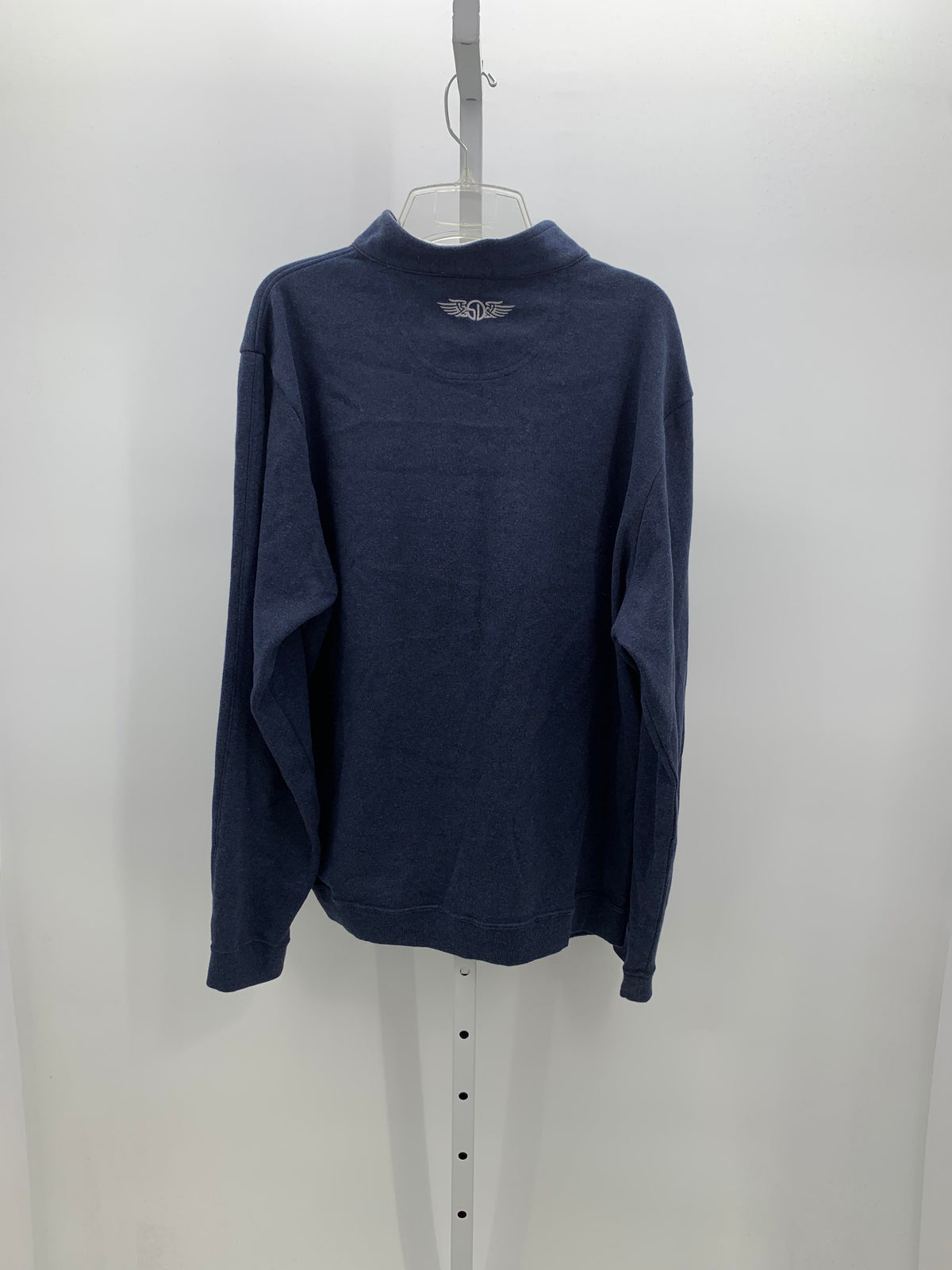 PARTIAL ZIP KNIT.