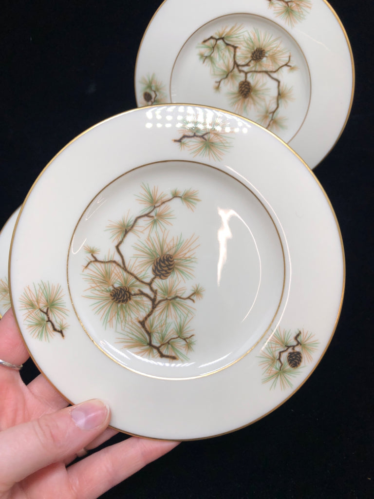 32PC PINECONE DISH SET - LENOX - SRV FOR 6.