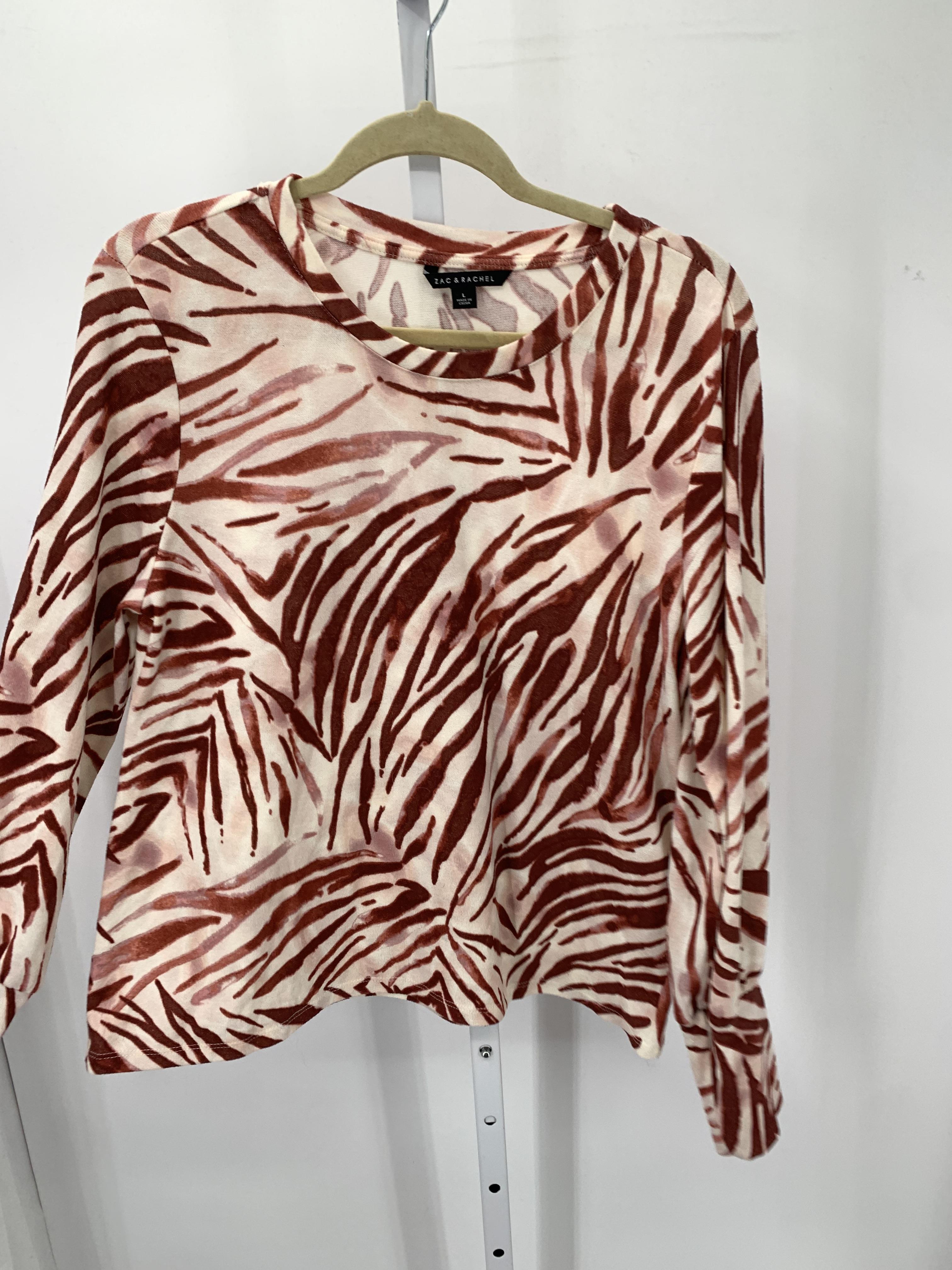 Zac & Rachel Size Large Misses 3/4 Sleeve Sweater