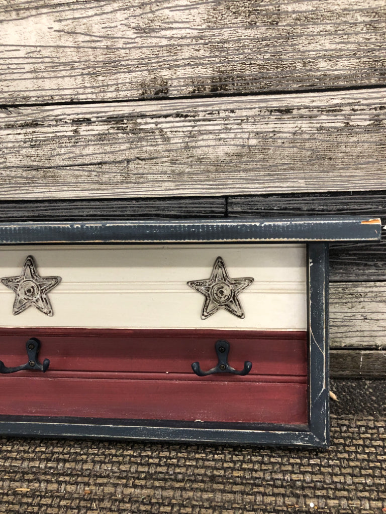 PRIMITIVE AMERICANA WALL HOOKS.