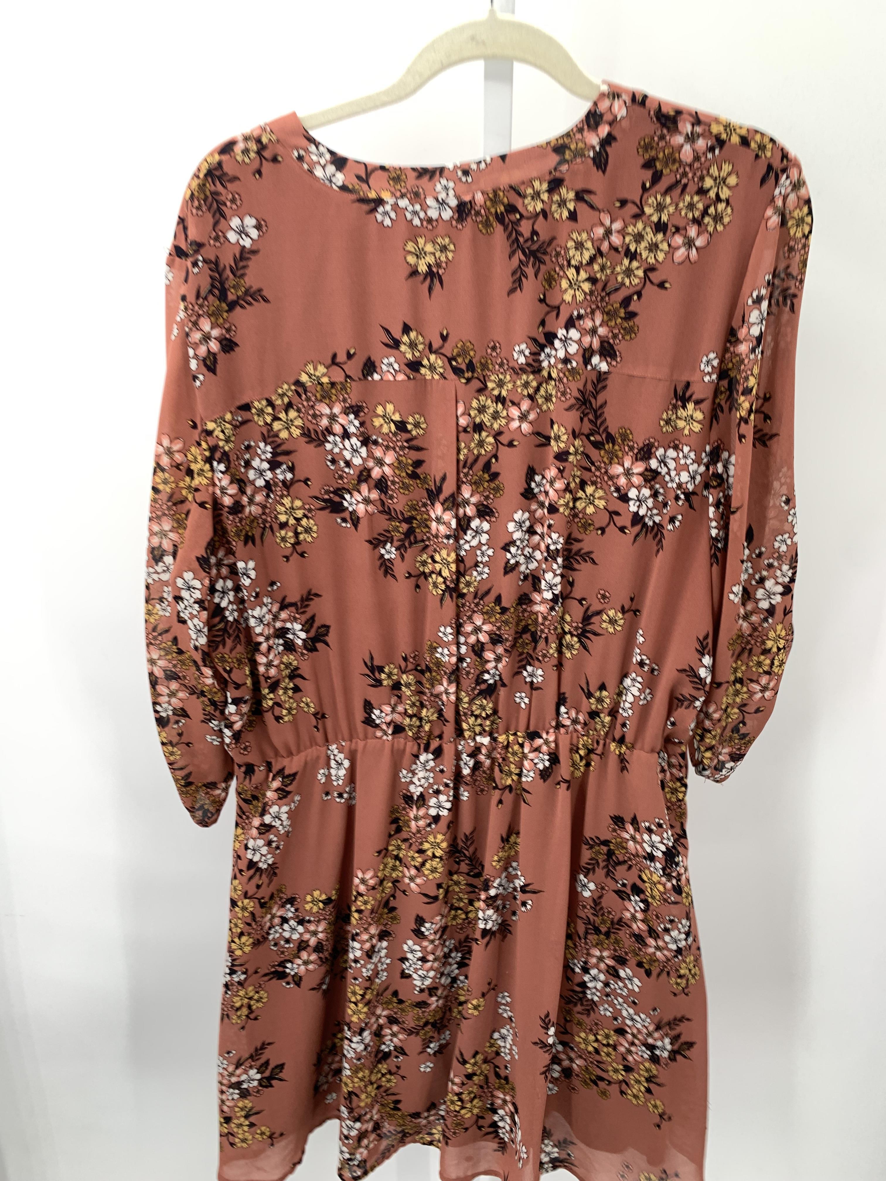 Maurices Size XXL Misses 3/4 Sleeve Dress