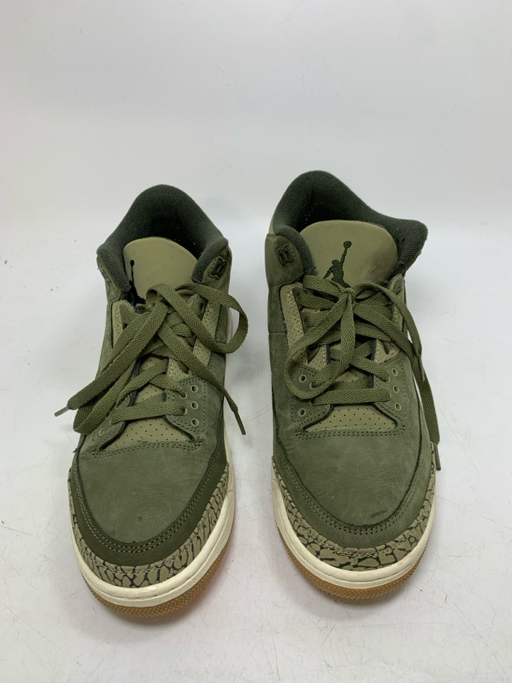 Air Jordans 3 Retro Family Affair Olive Green