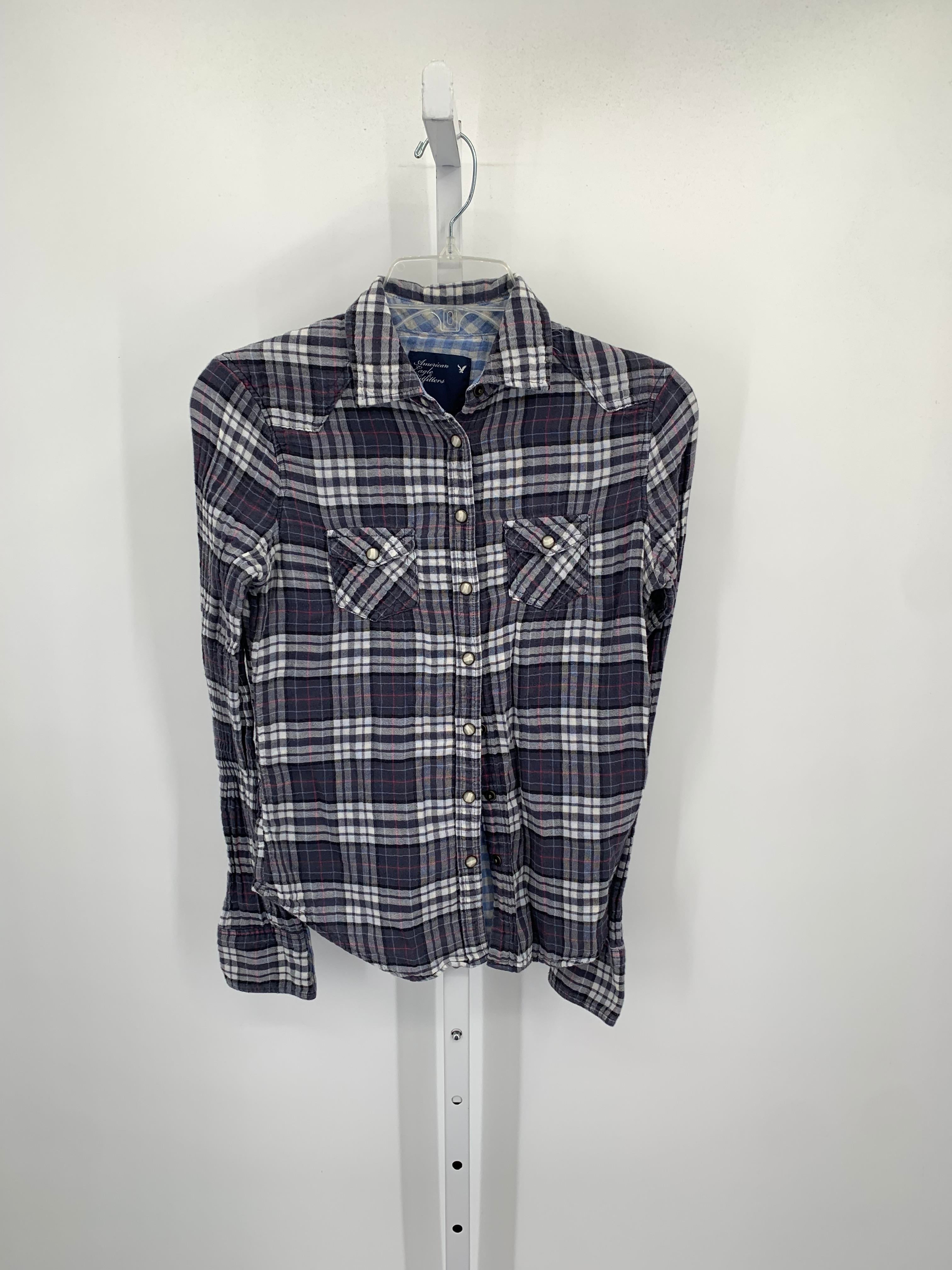 American Eagle Size 2 Juniors Long Sleeve Shirt