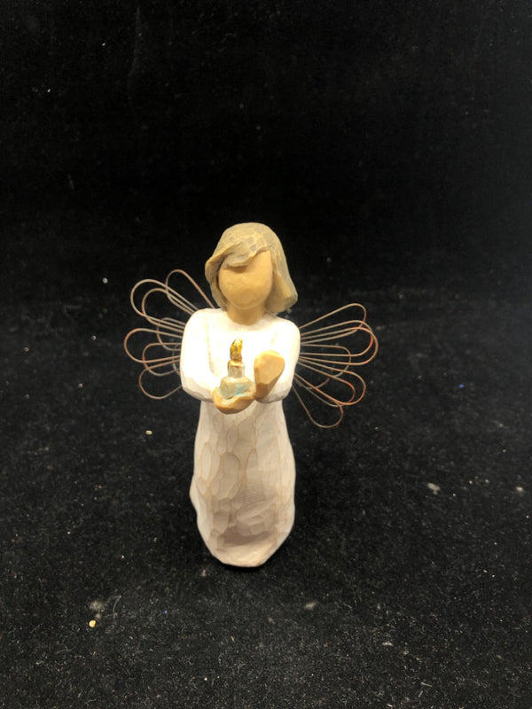 WILLOW TREE ANGEL OF HOPE GIRL HOLDING CANDLE.