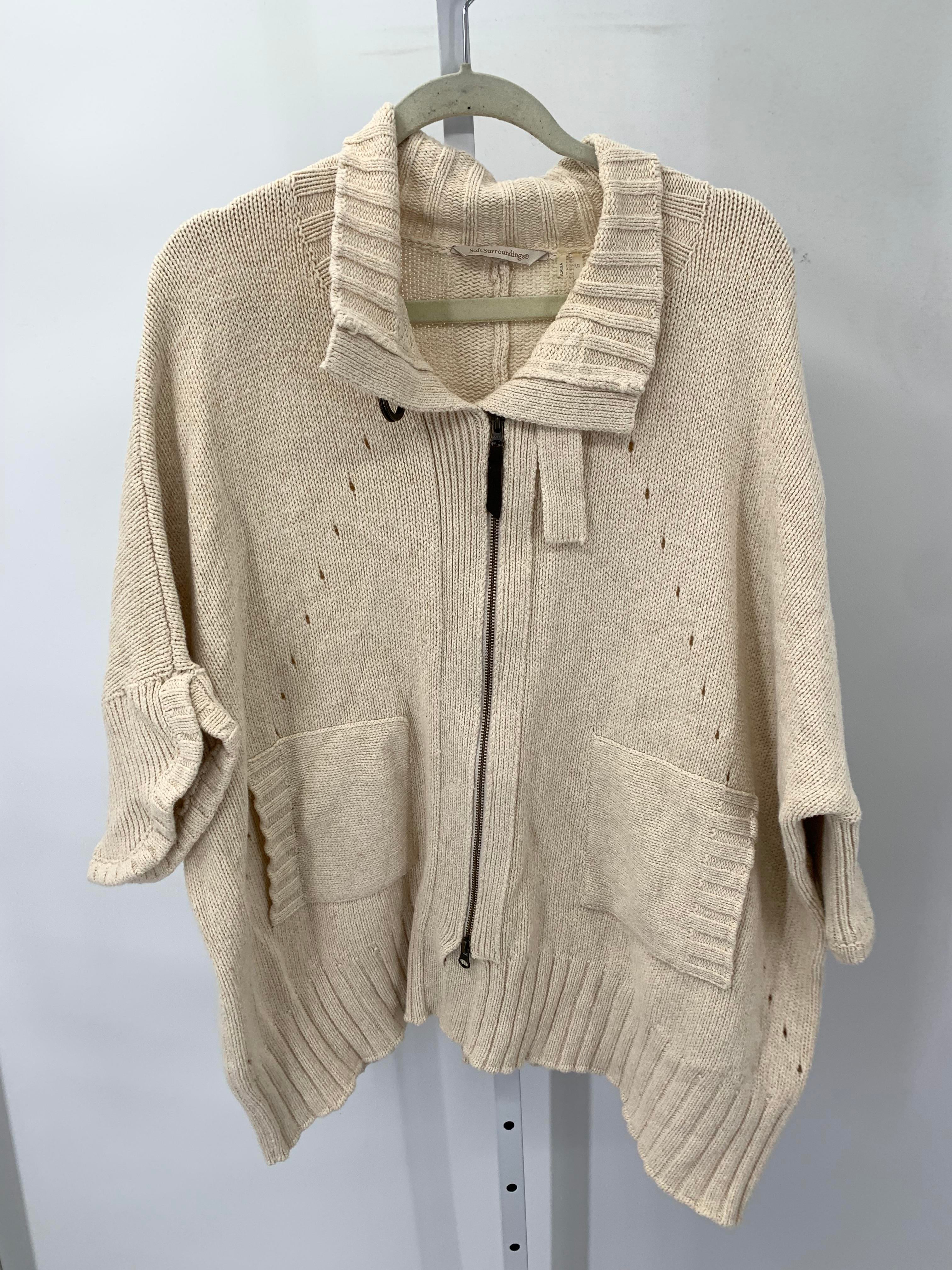 Soft Surroundings Size Large Petite Petite Short Slv Sweater
