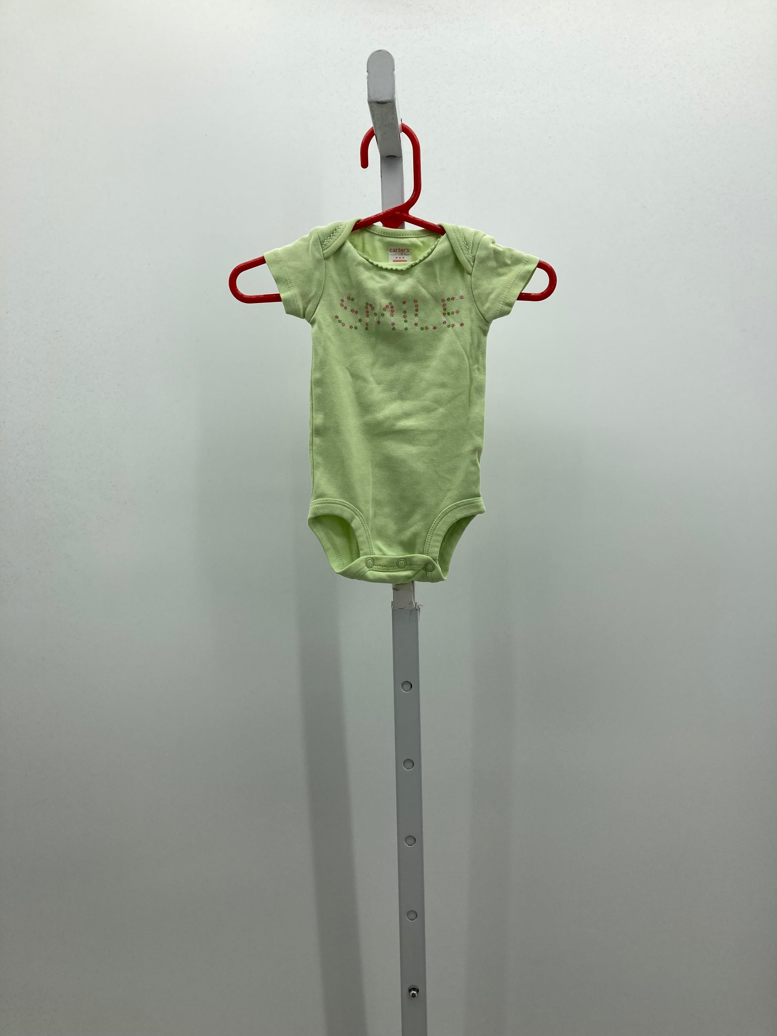 Carters Size Newborn Girls Short Sleeve Shirt